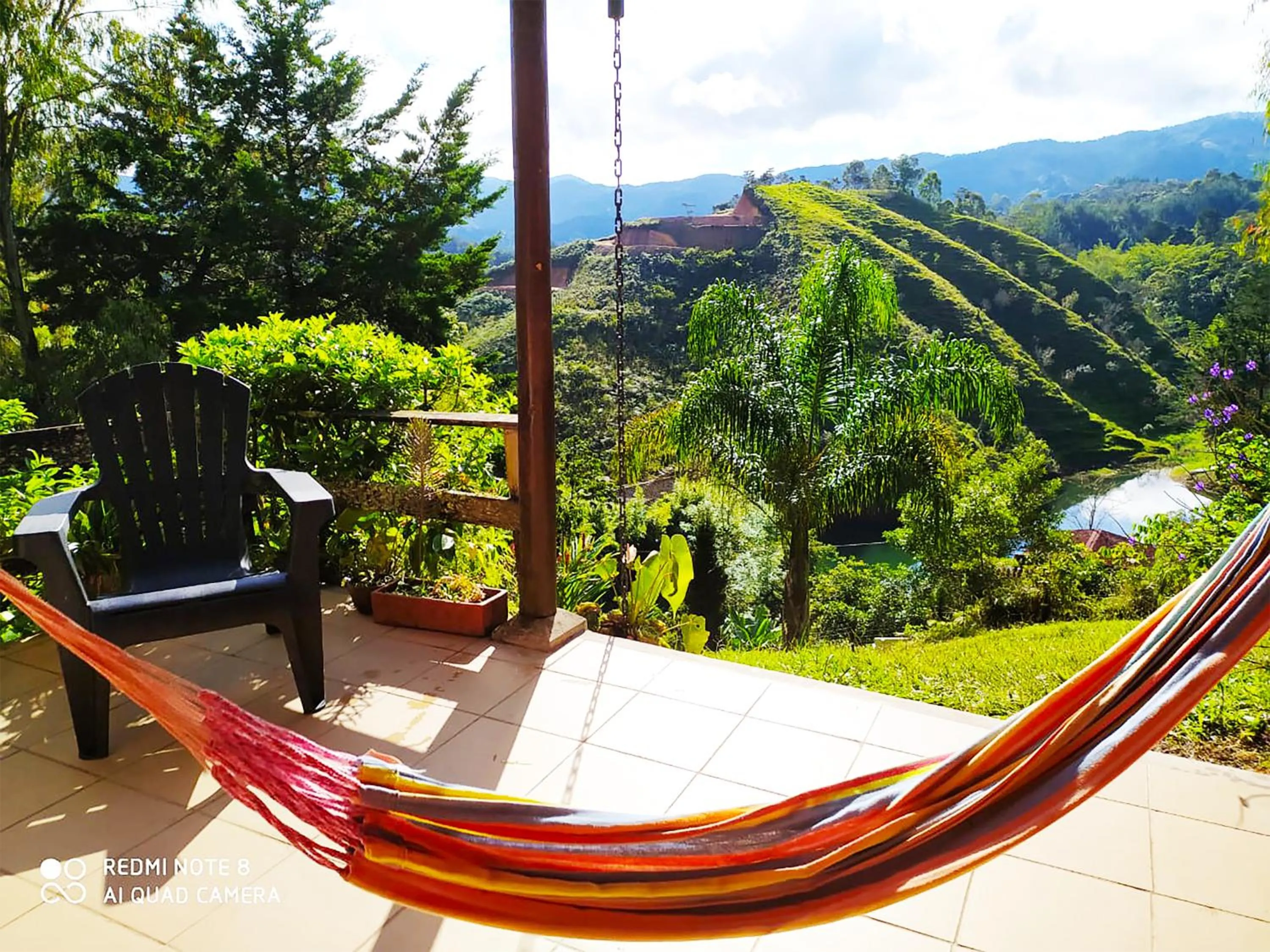 Balcony/Terrace in Ecolodge Bahia del Peñón