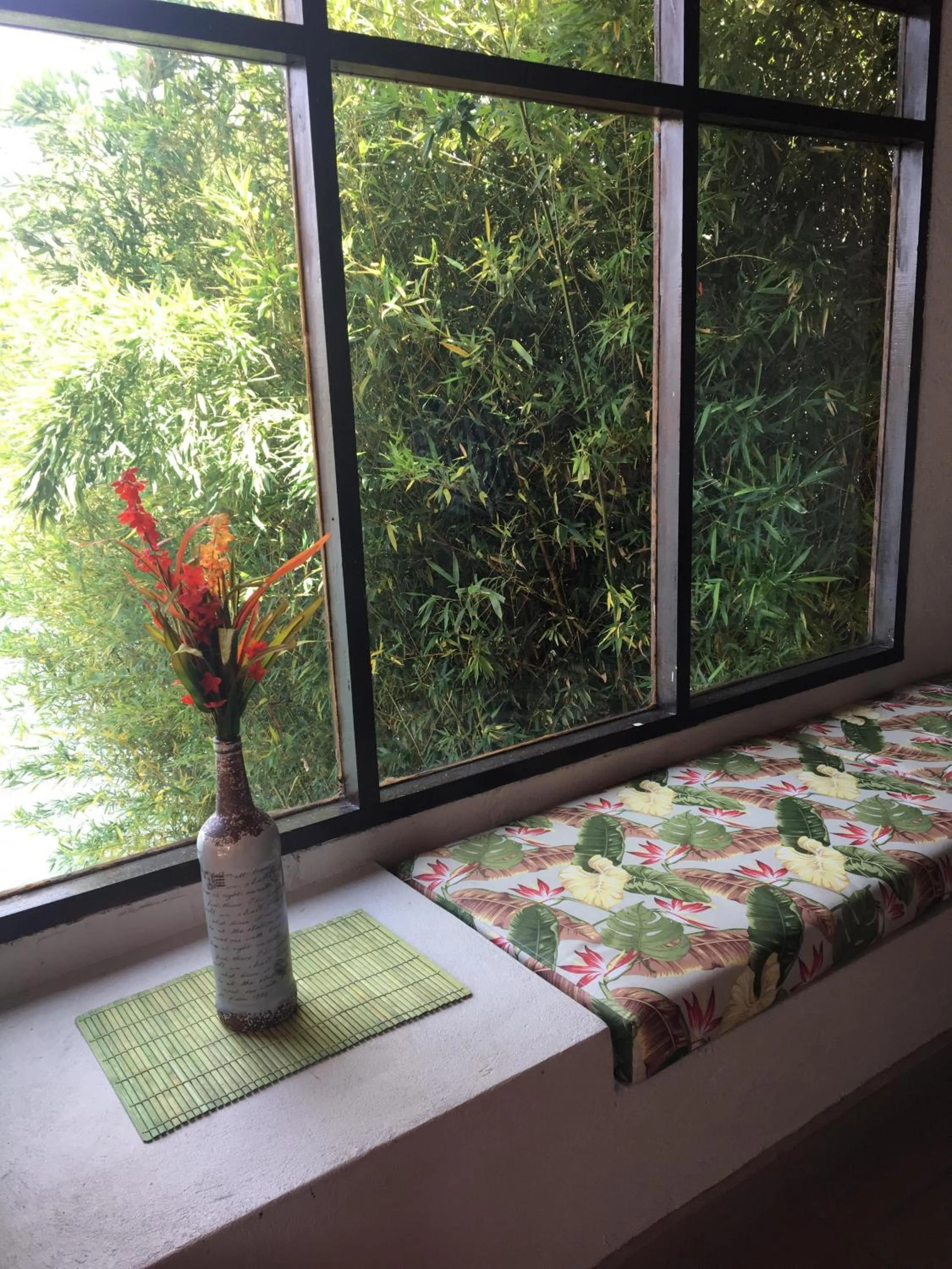 Living room in Ecolodge Bahia del Peñón