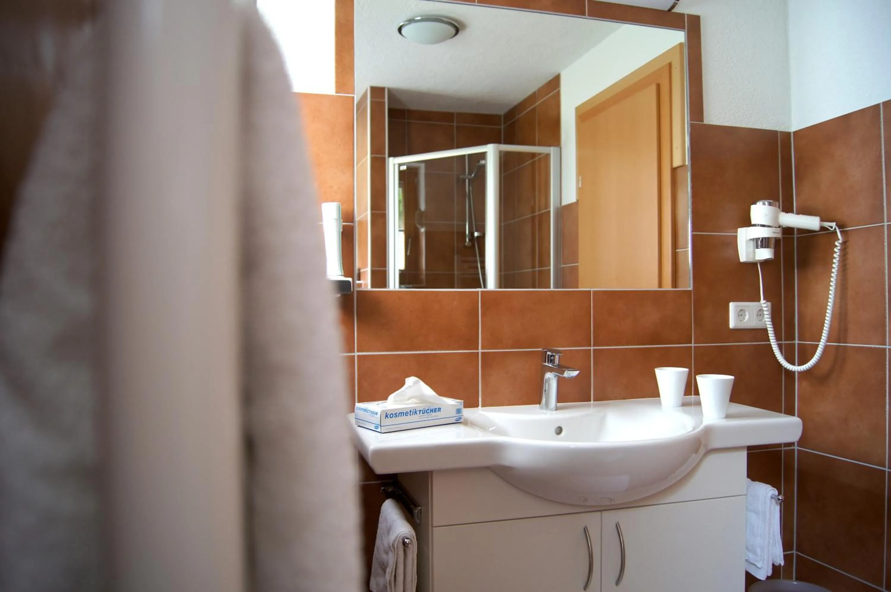 Bathroom in Köcks Bed & Breakfast