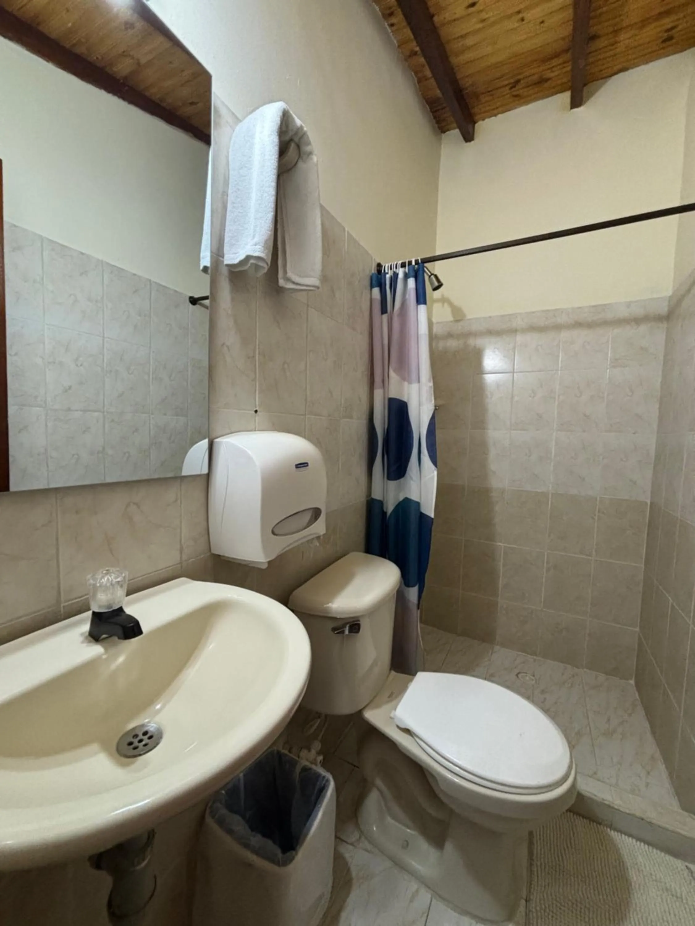 Shower in Hotel Posada Campestre San Gil