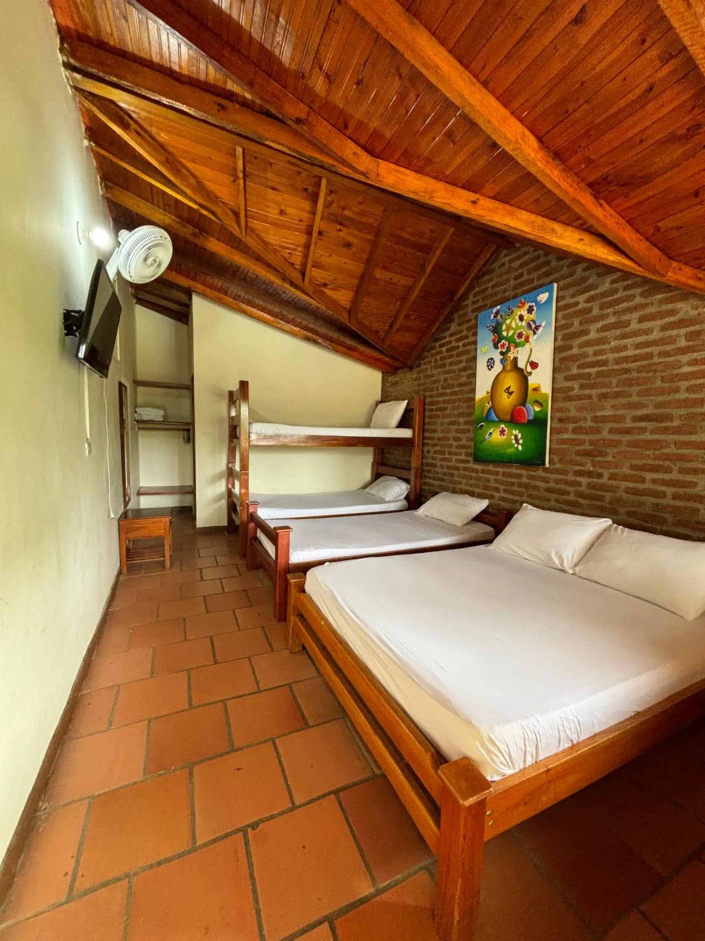 TV and multimedia, Bed in Hotel Posada Campestre San Gil