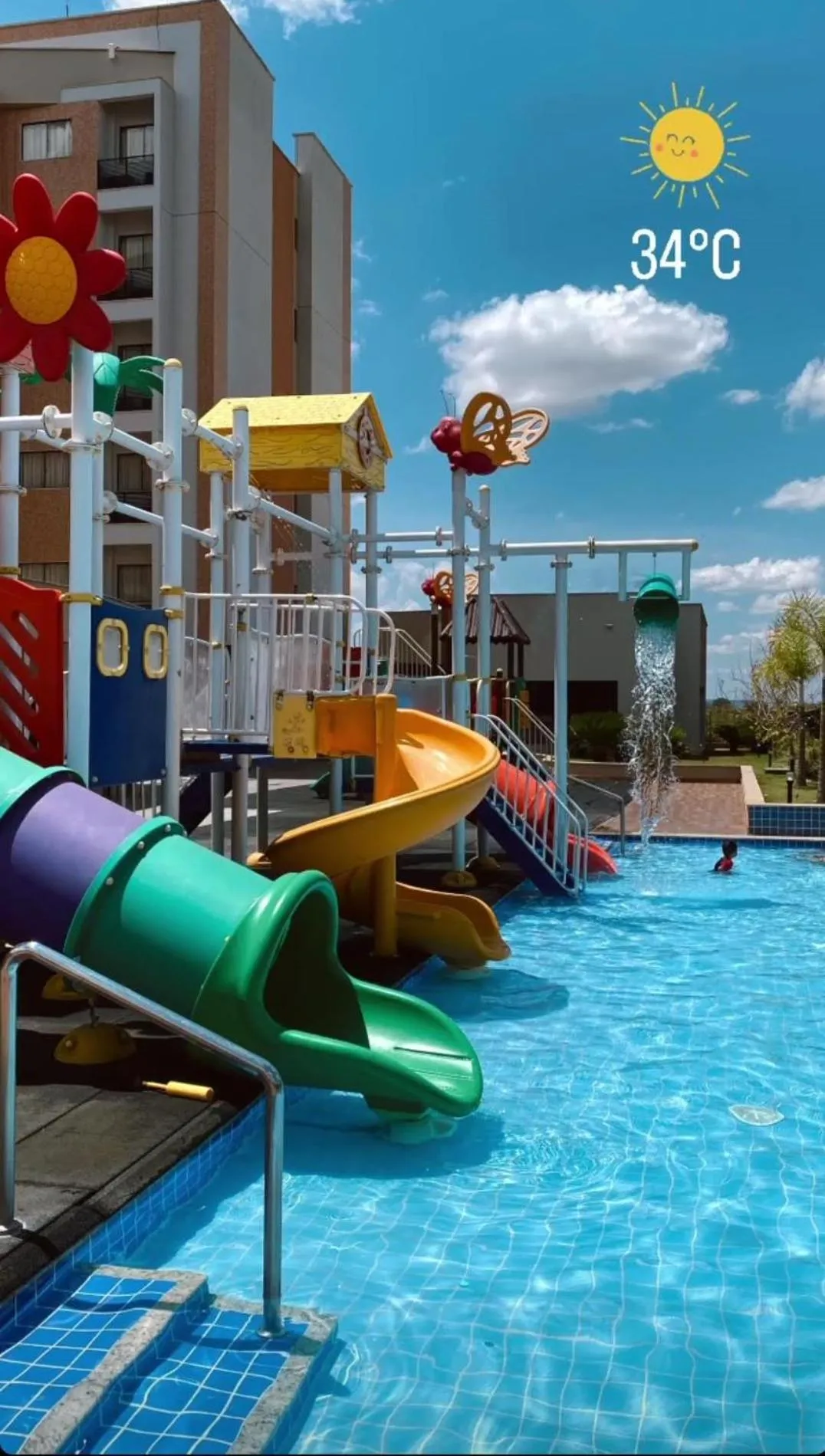 Children play ground in Alta Vista Thermas Resort
