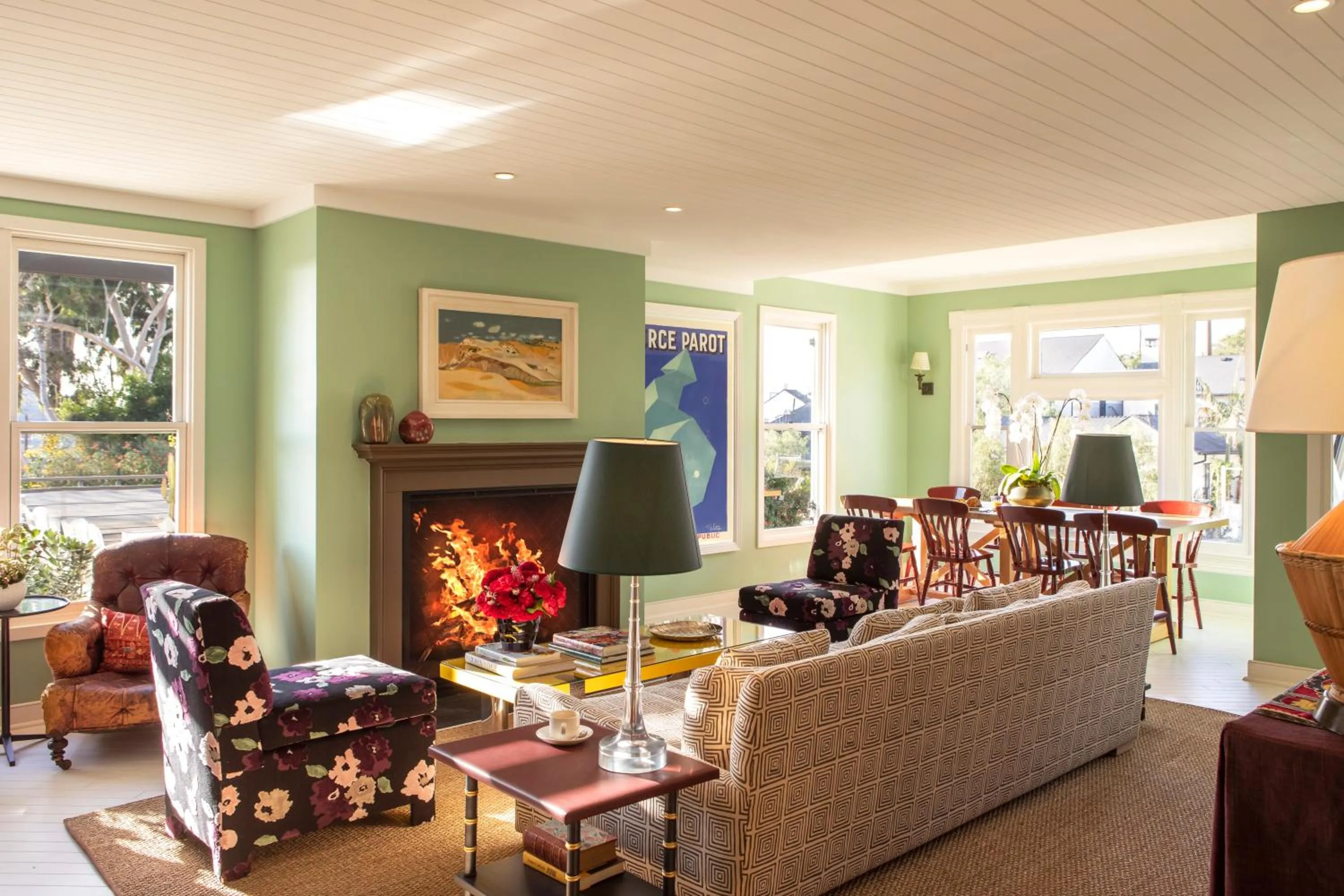 Living room in Hotel 850 SVB, West Hollywood, a Member of Design Hotels