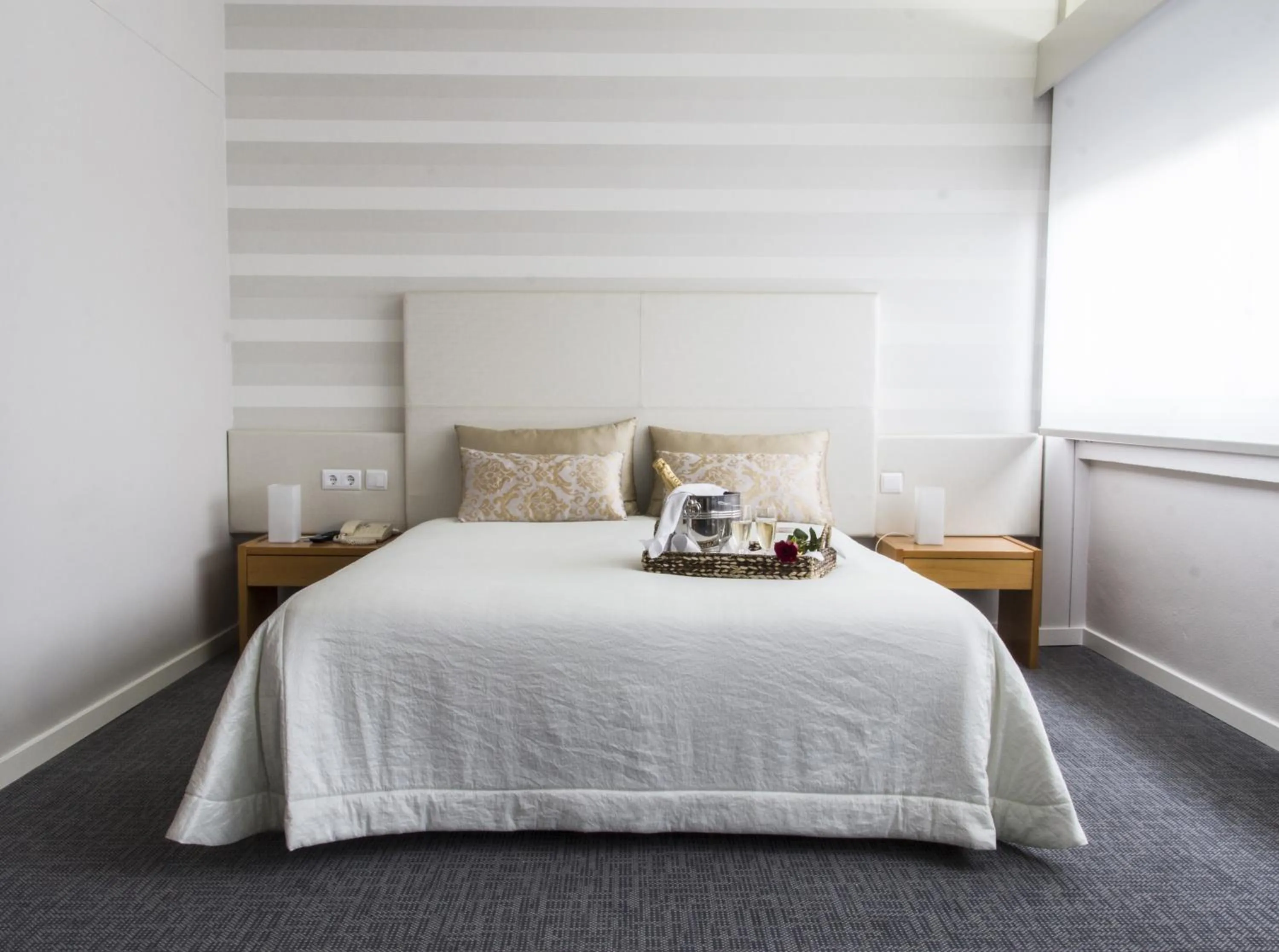 Bed in Hotel Eurosol Leiria & Jardim