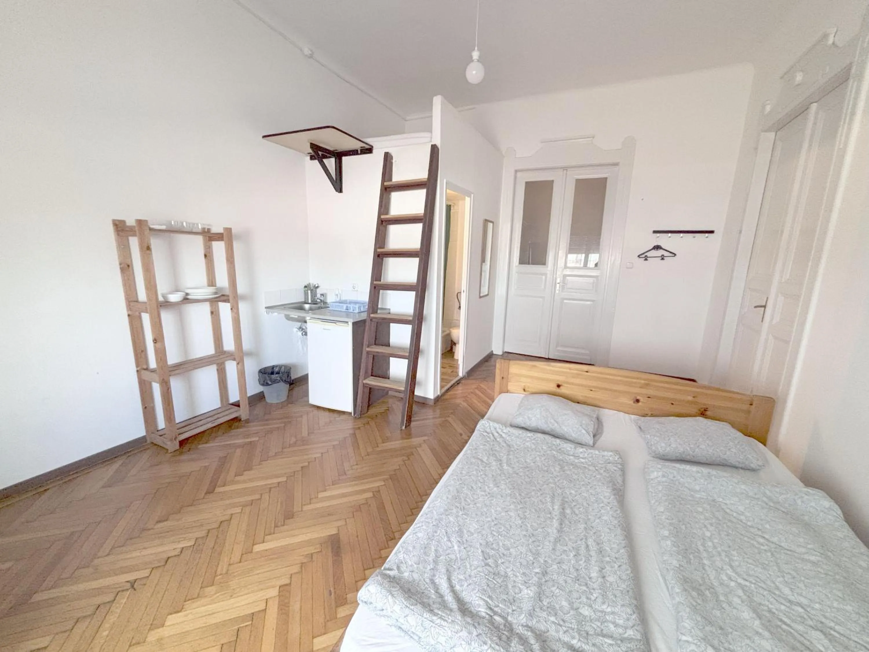 Bedroom, Bed in Artist Guest House