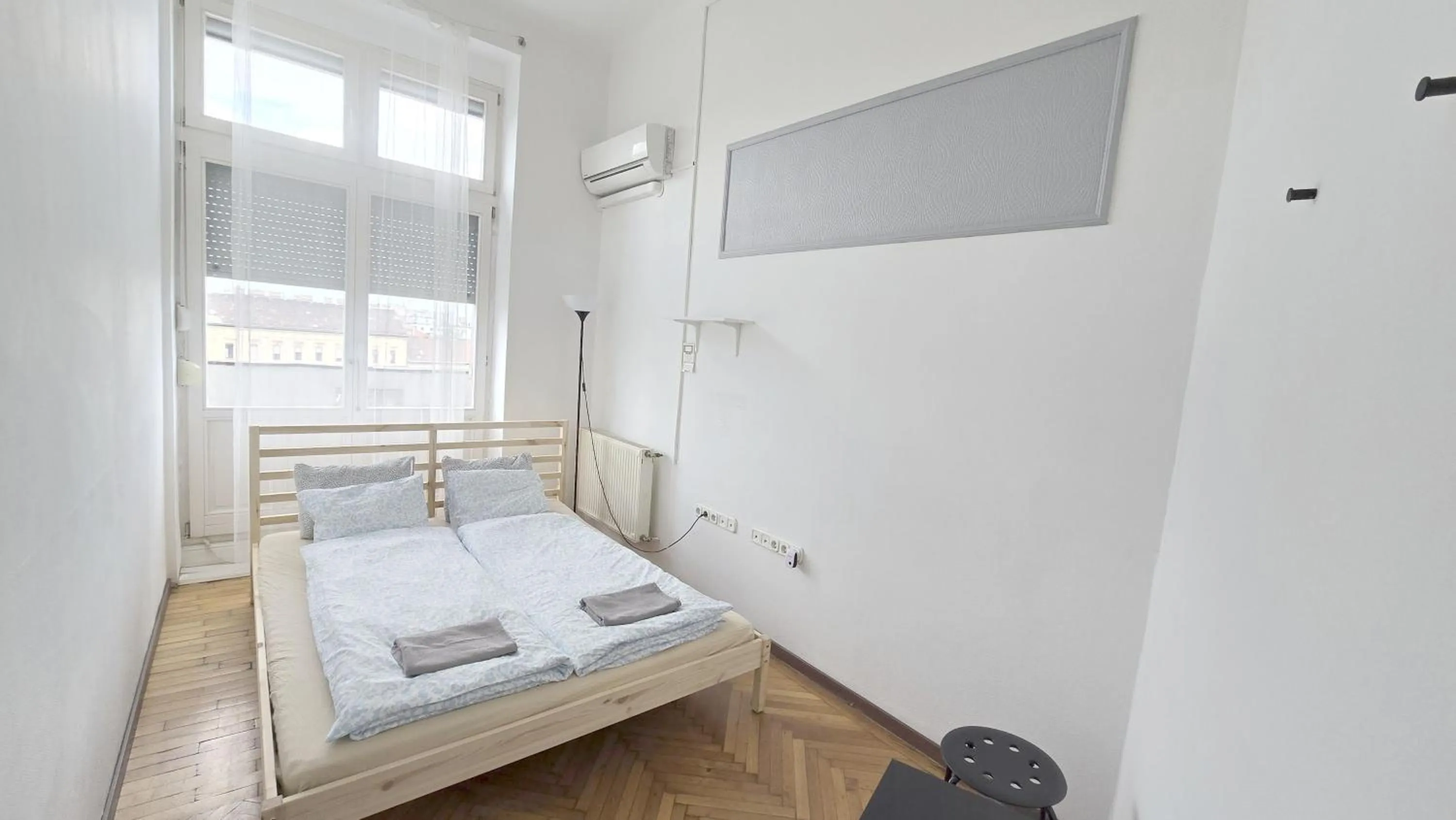 Bed in Artist Guest House