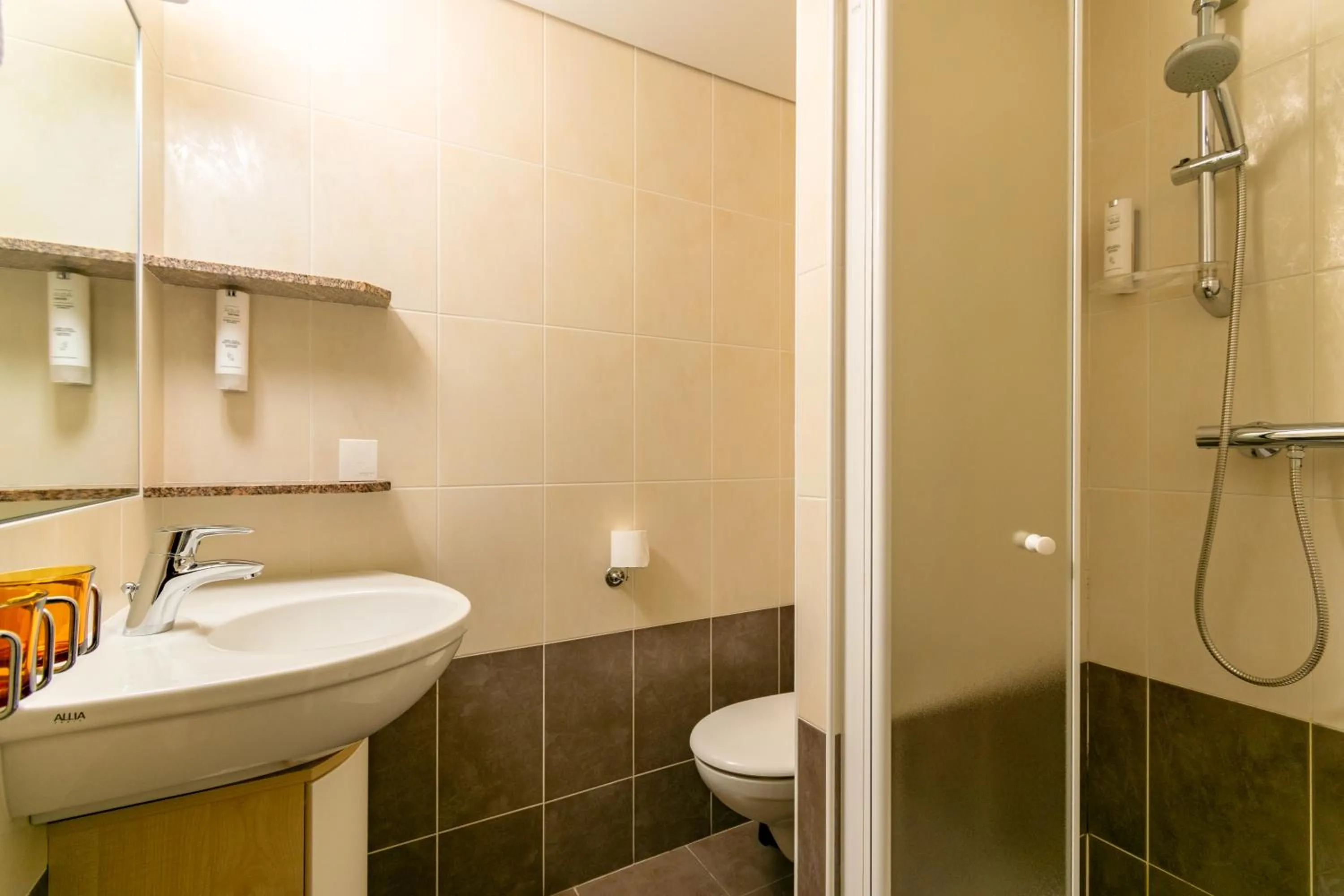 Bathroom in Hôtel-Restaurant Le Lac