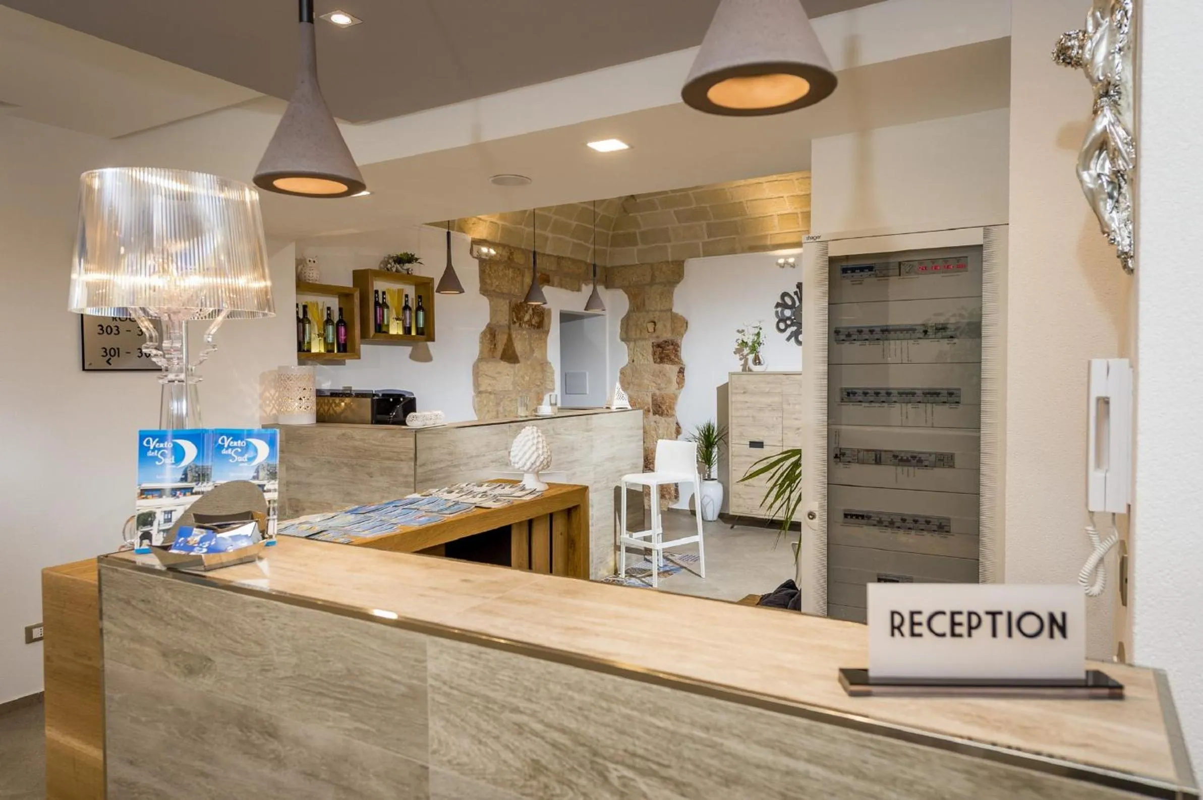 Lobby or reception in Hotel Vento del Sud