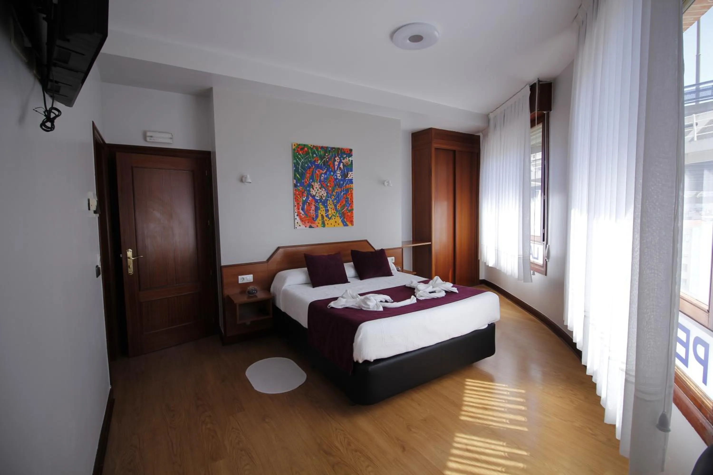 Bed in Pensión La Salve