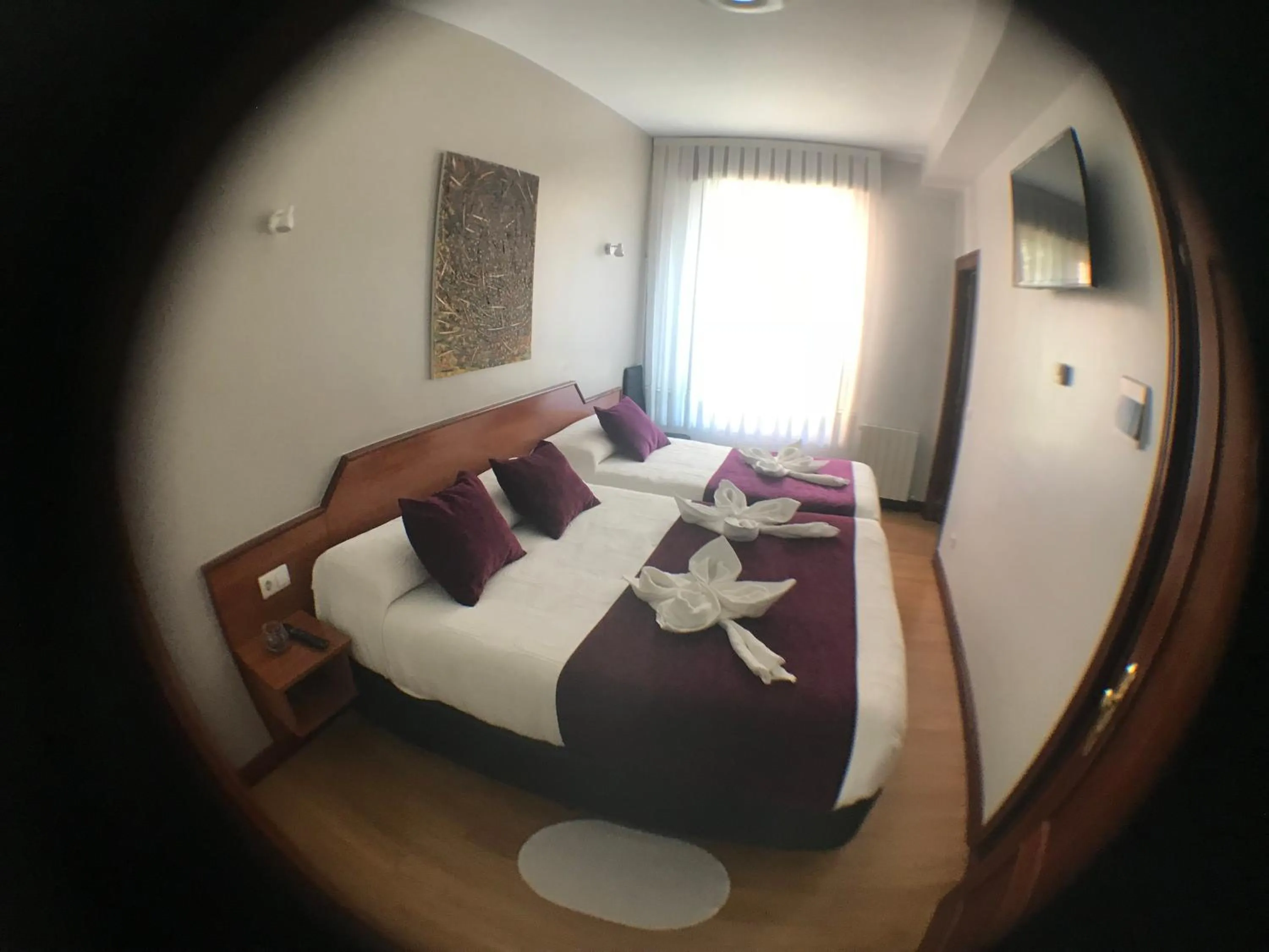 Bed in Pensión La Salve