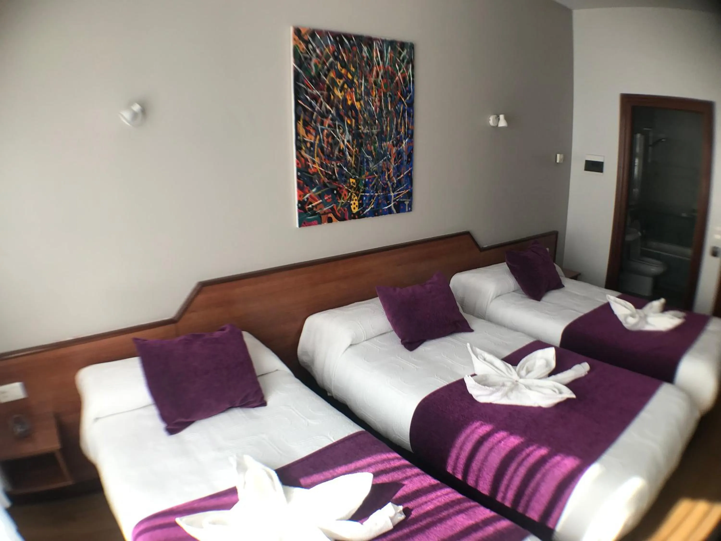 Bed in Pensión La Salve