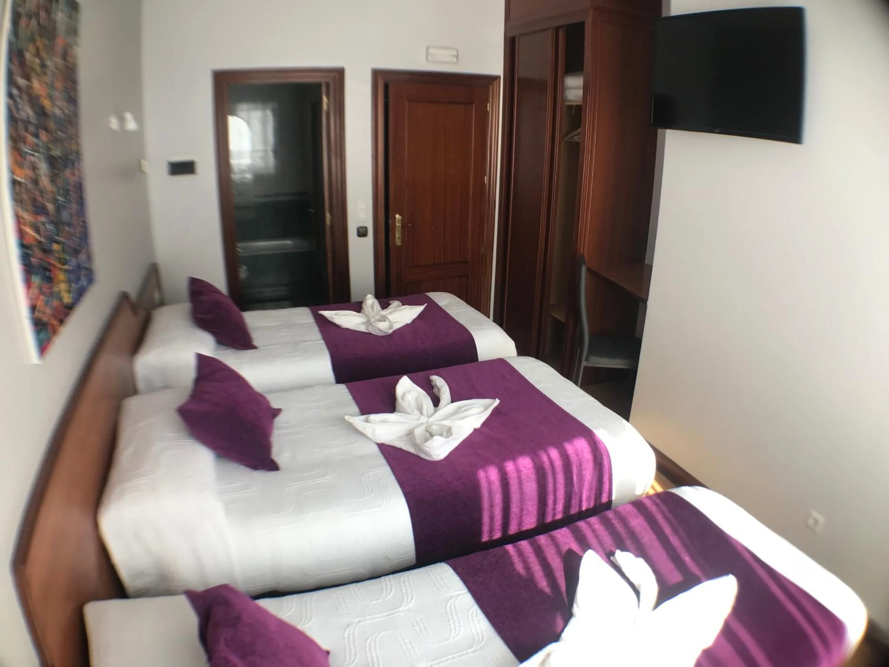 Bed in Pensión La Salve