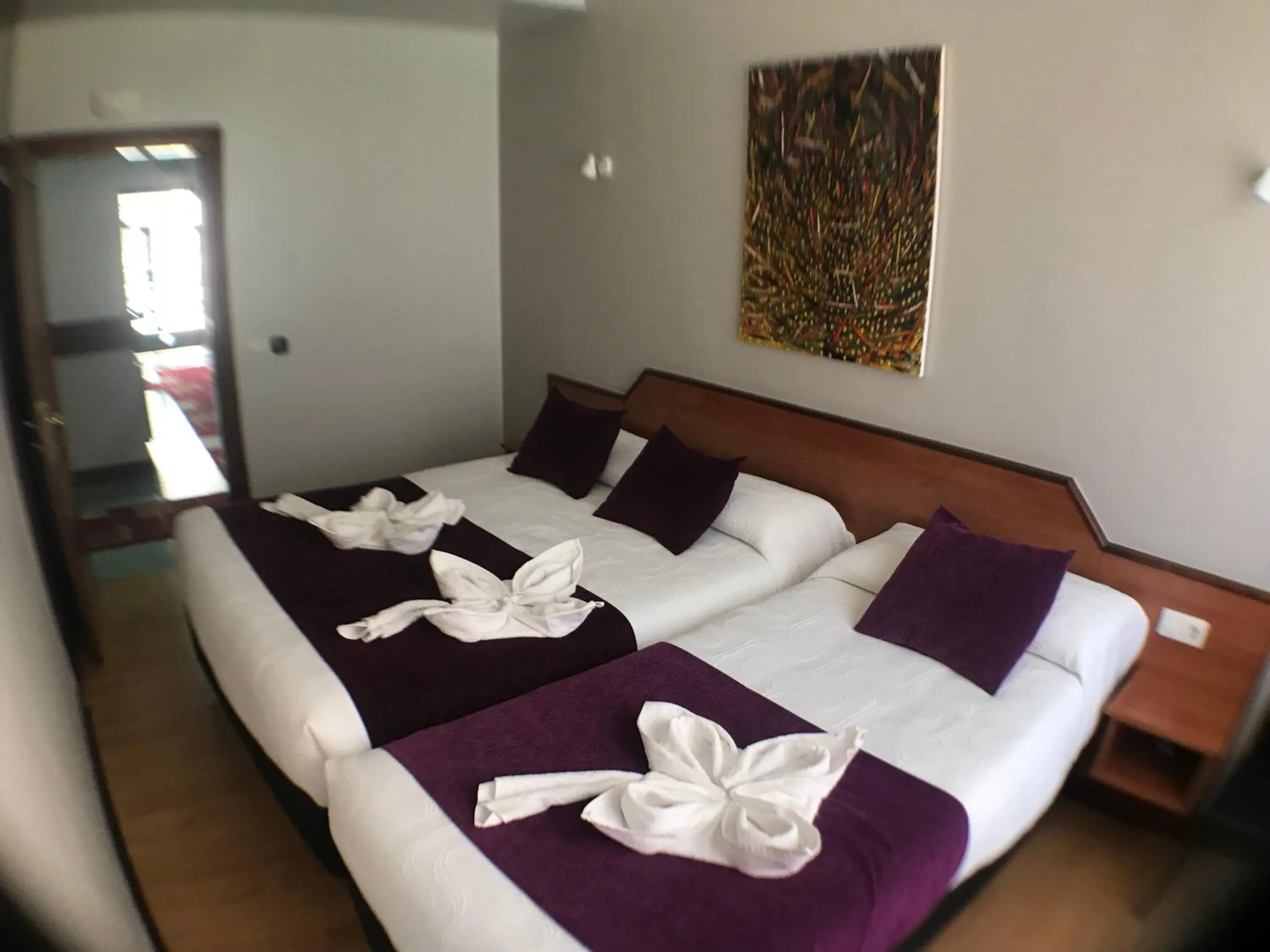 Bed in Pensión La Salve