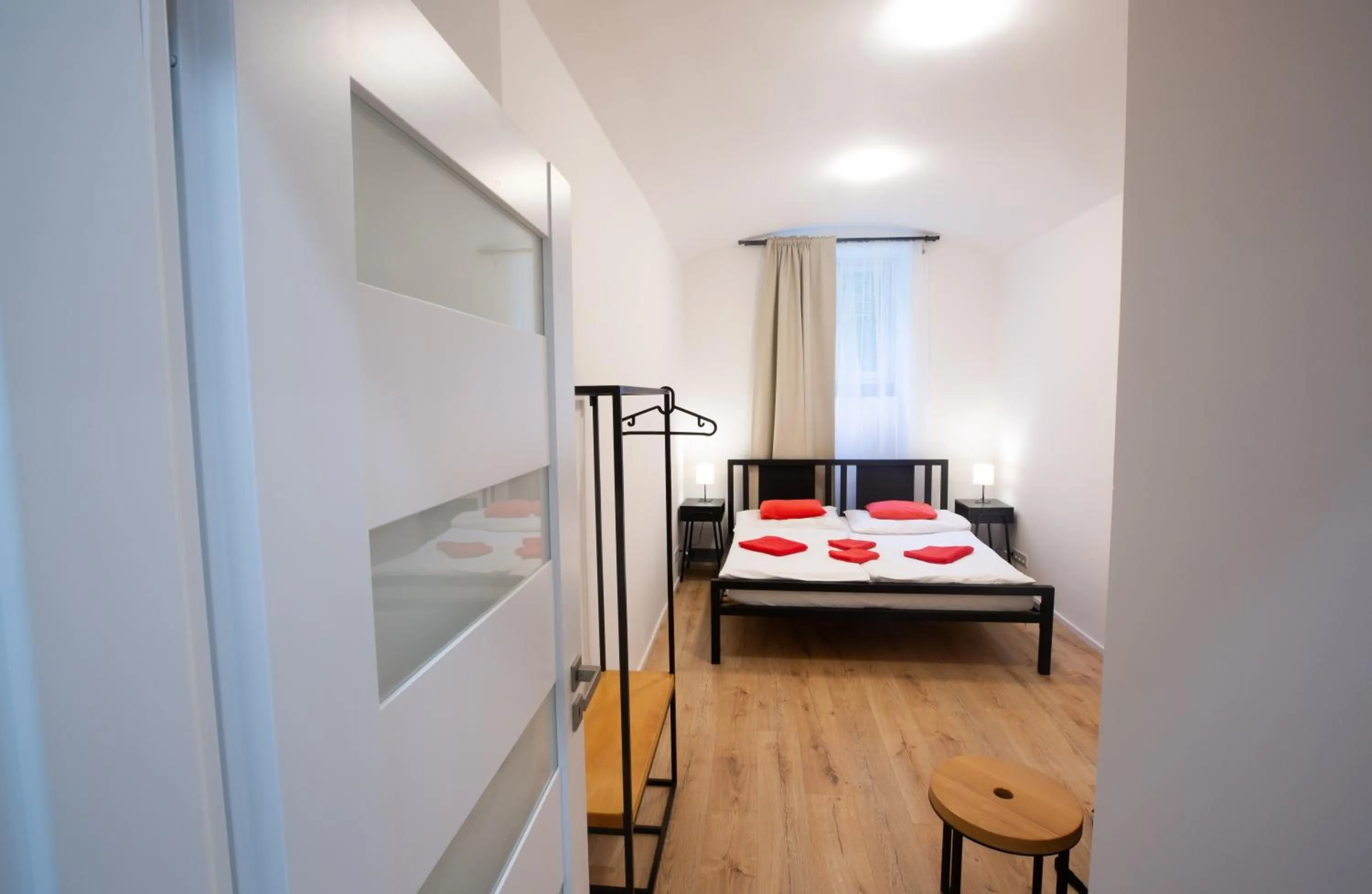 Bed in Budget Apartment