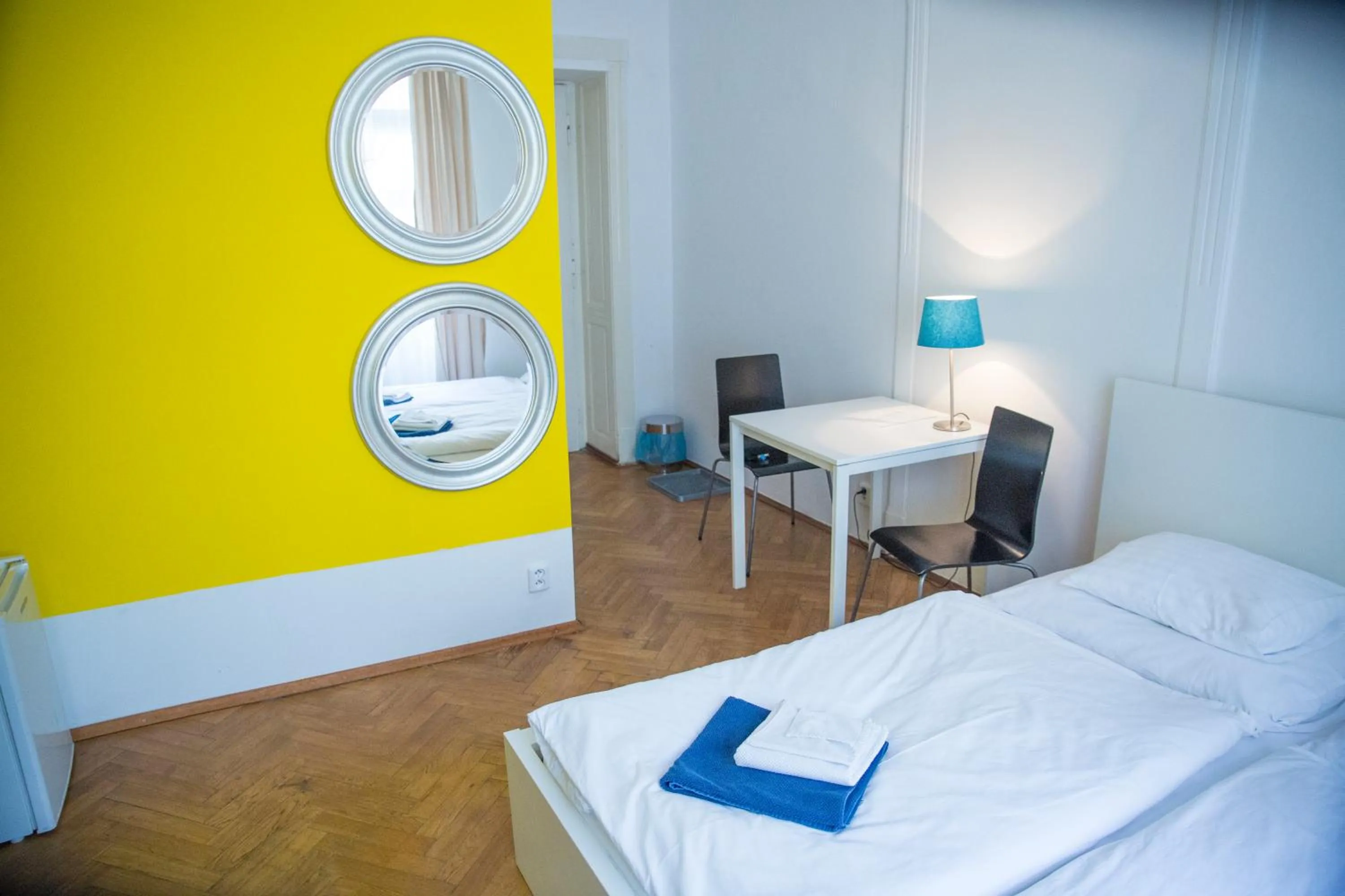 Bed in Budget Apartment