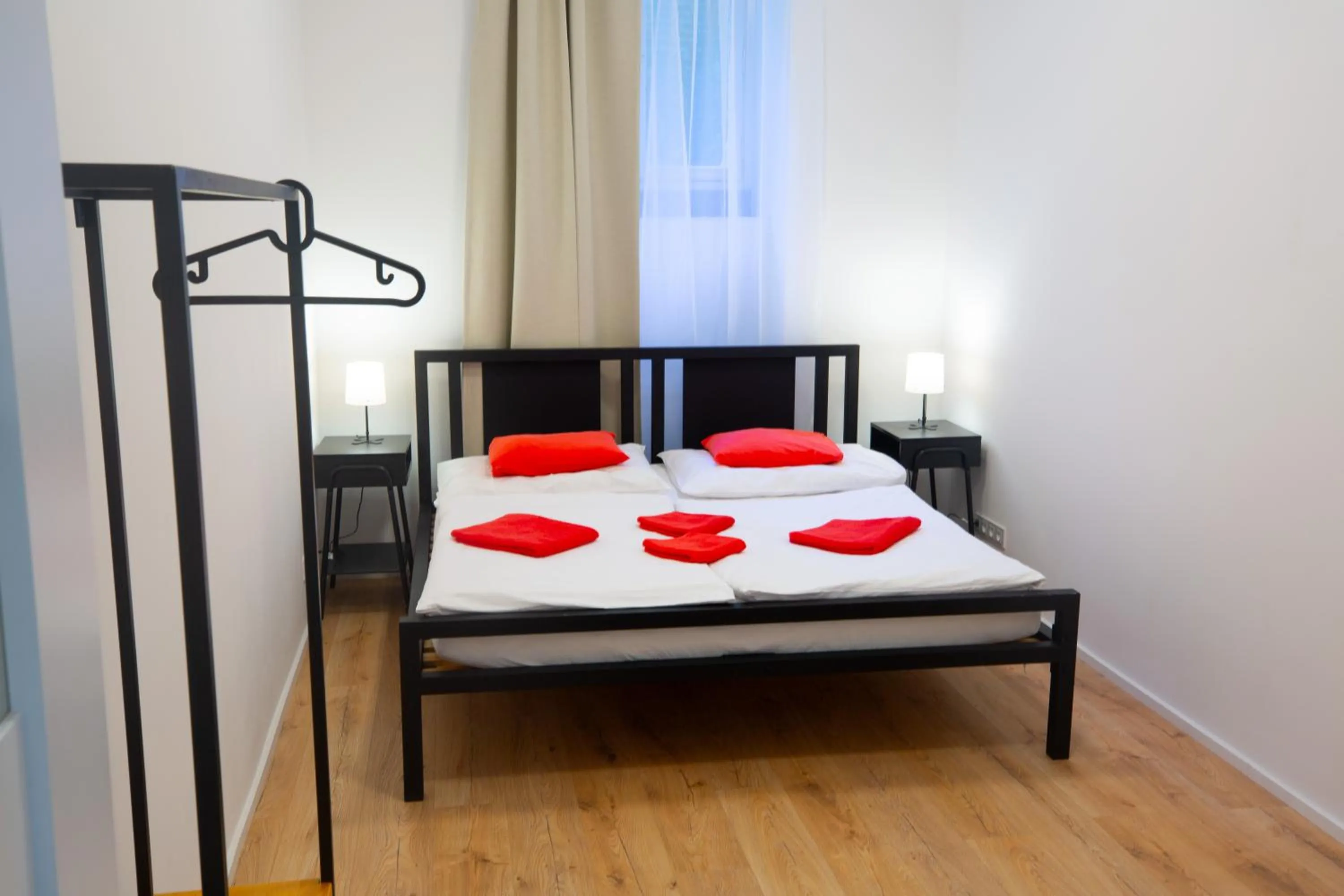 Bed in Budget Apartment