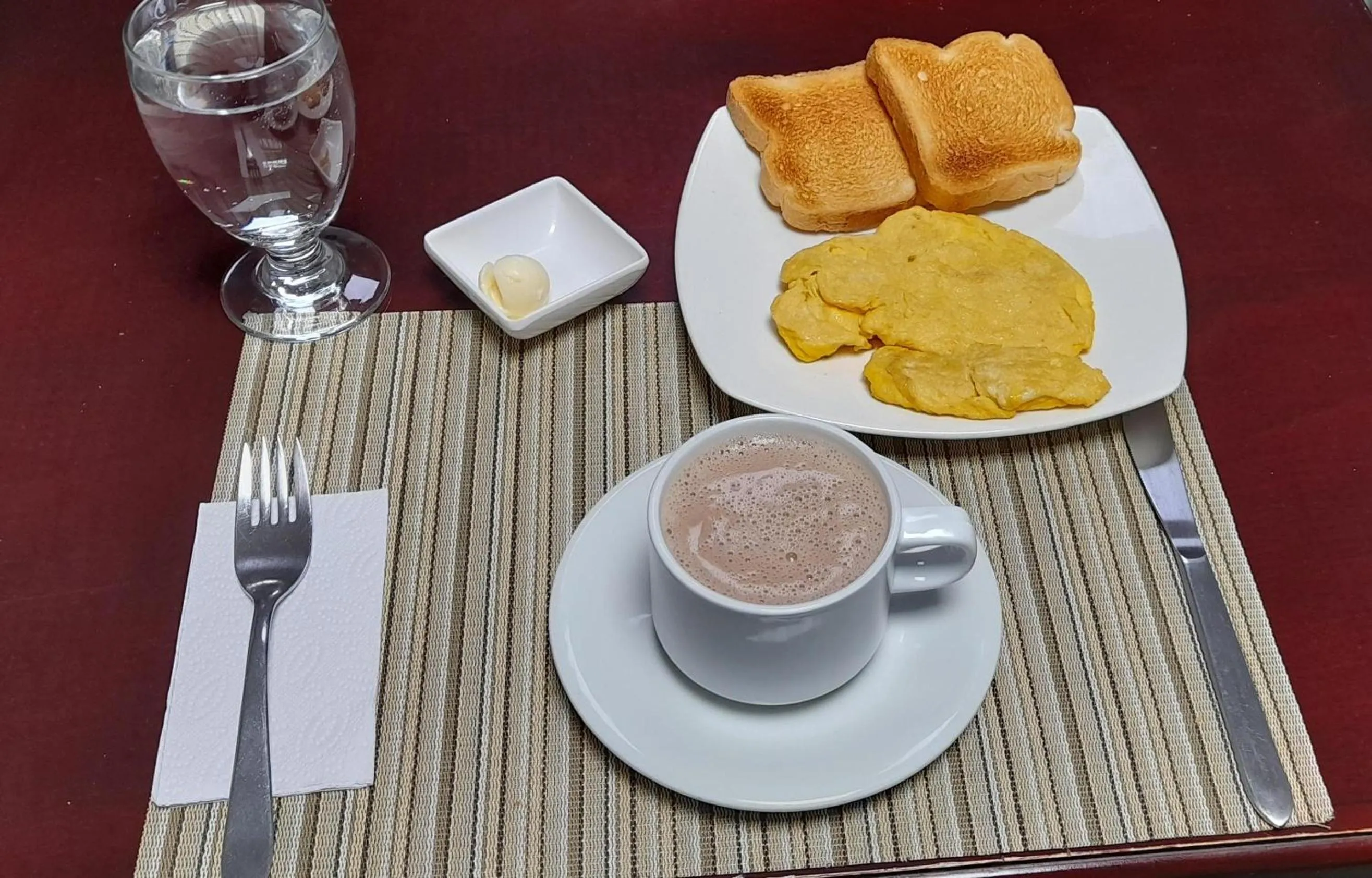 Breakfast in YVM Hotel Kafir