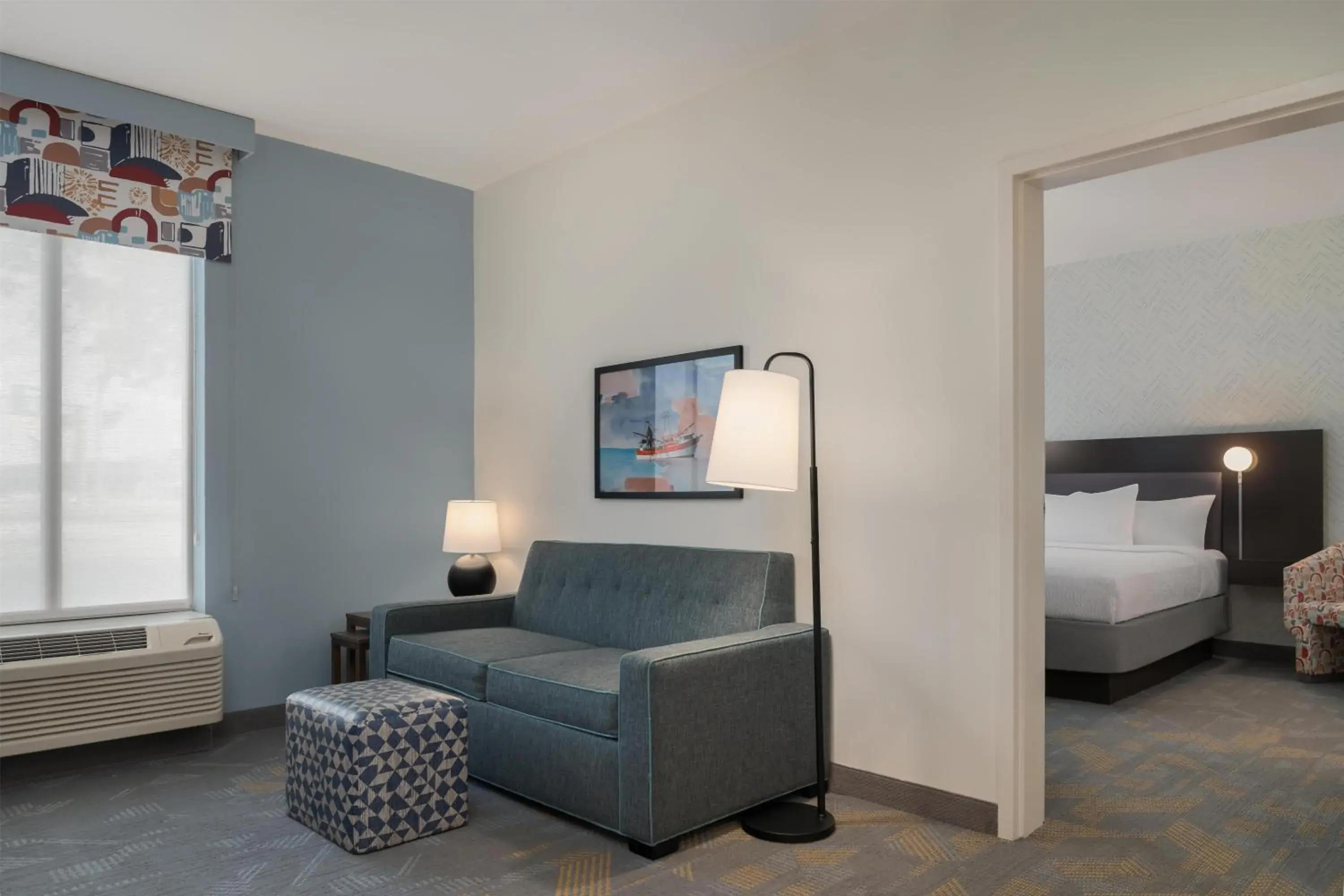 Living room, Bed in Home2 Suites by Hilton Biloxi/North/D'Iberville Living room, Bed in Home2 Suites by Hilton Biloxi/North/D'Iberville