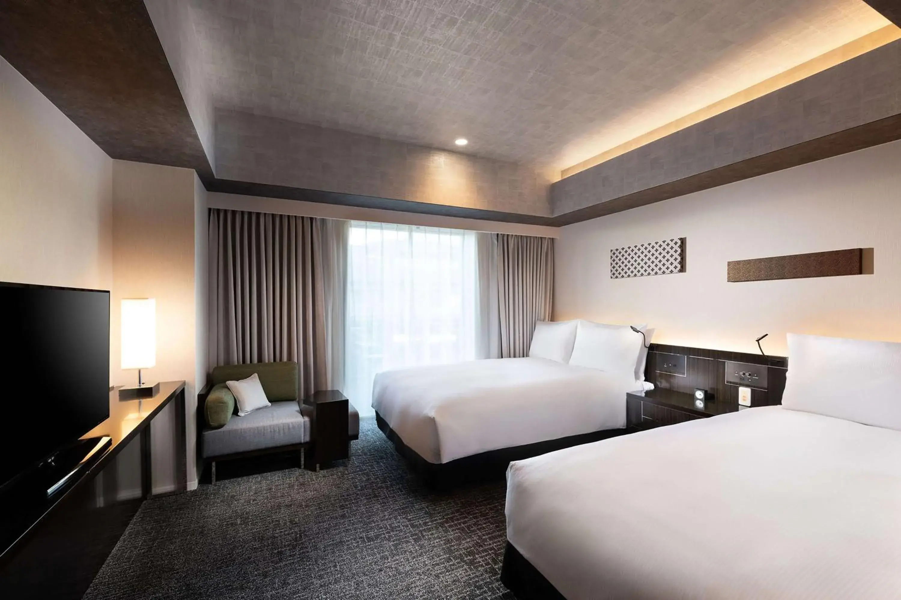 Bed in DoubleTree by Hilton Tokyo Ariake Bed in DoubleTree by Hilton Tokyo Ariake