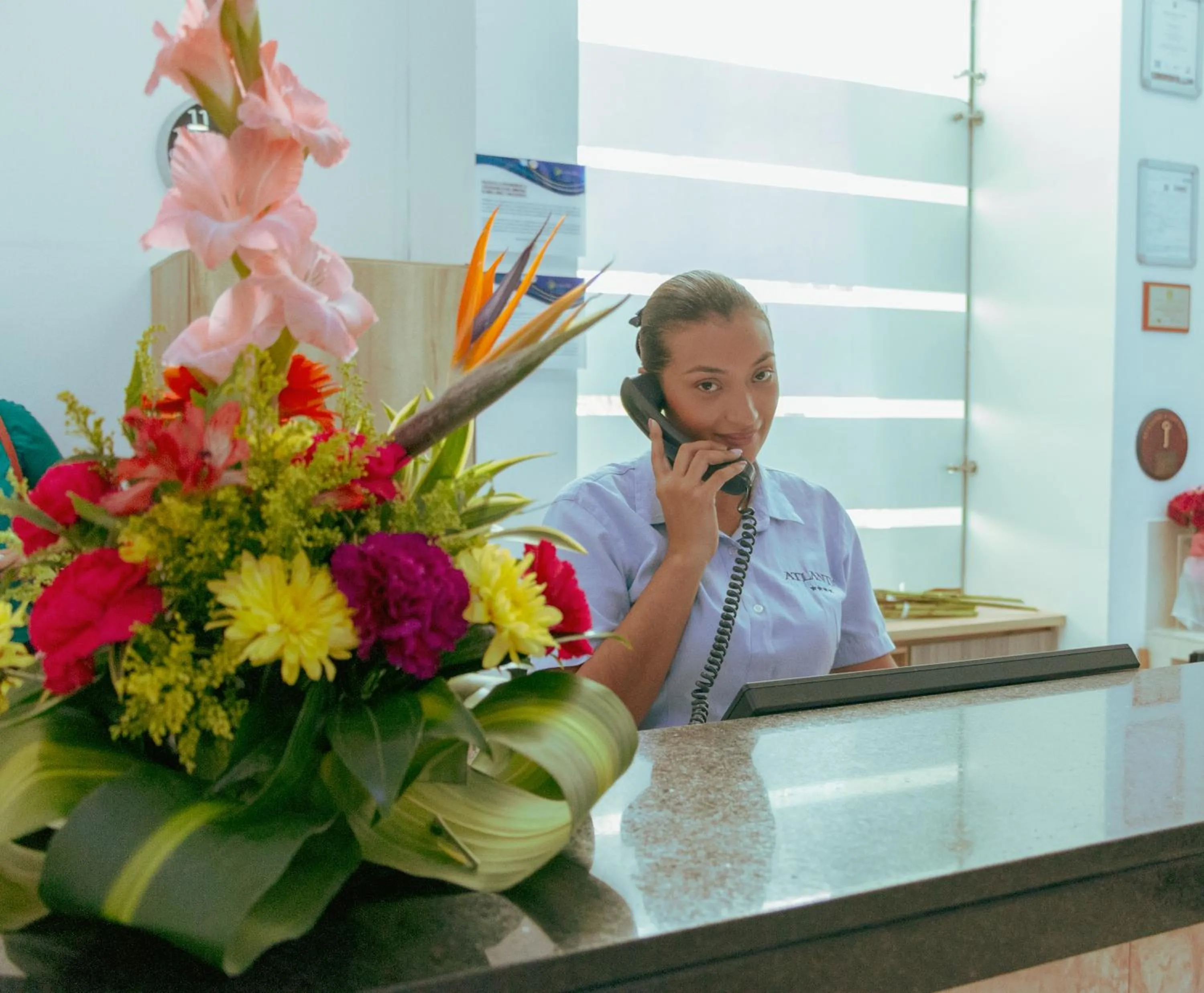 Lobby or reception in Hotel Atlantic Lux