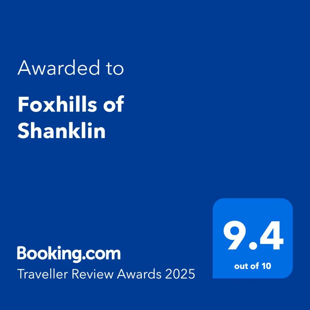 Certificate/Award in Foxhills of Shanklin