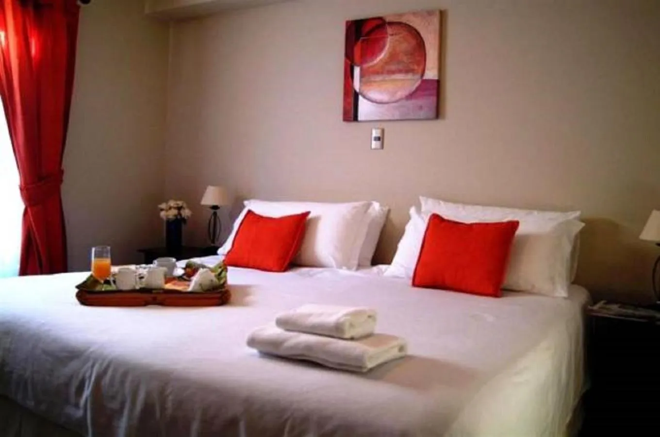 Bed in Hotel Carpa Manzano