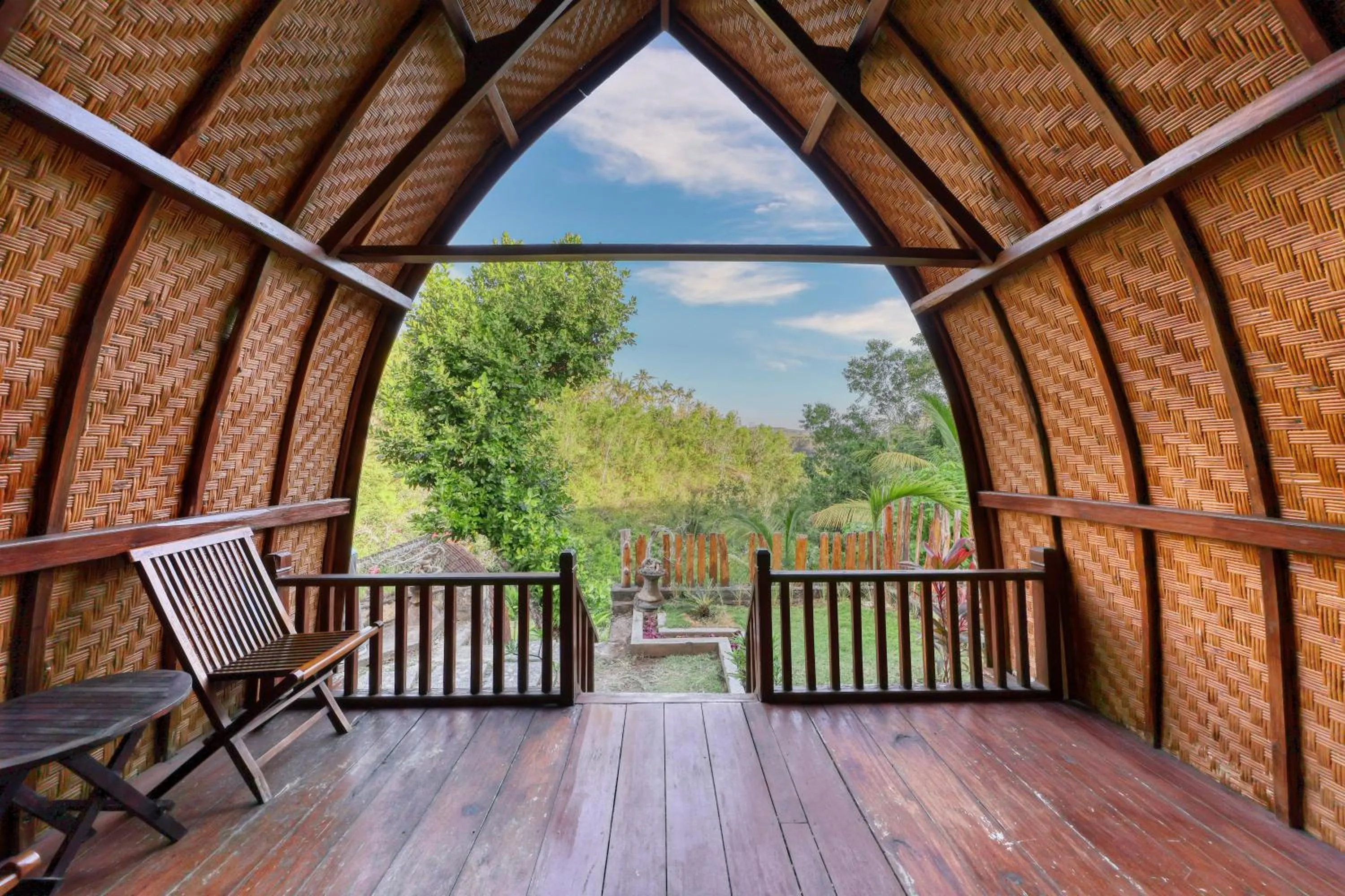Patio in Butterfly Bungalow
