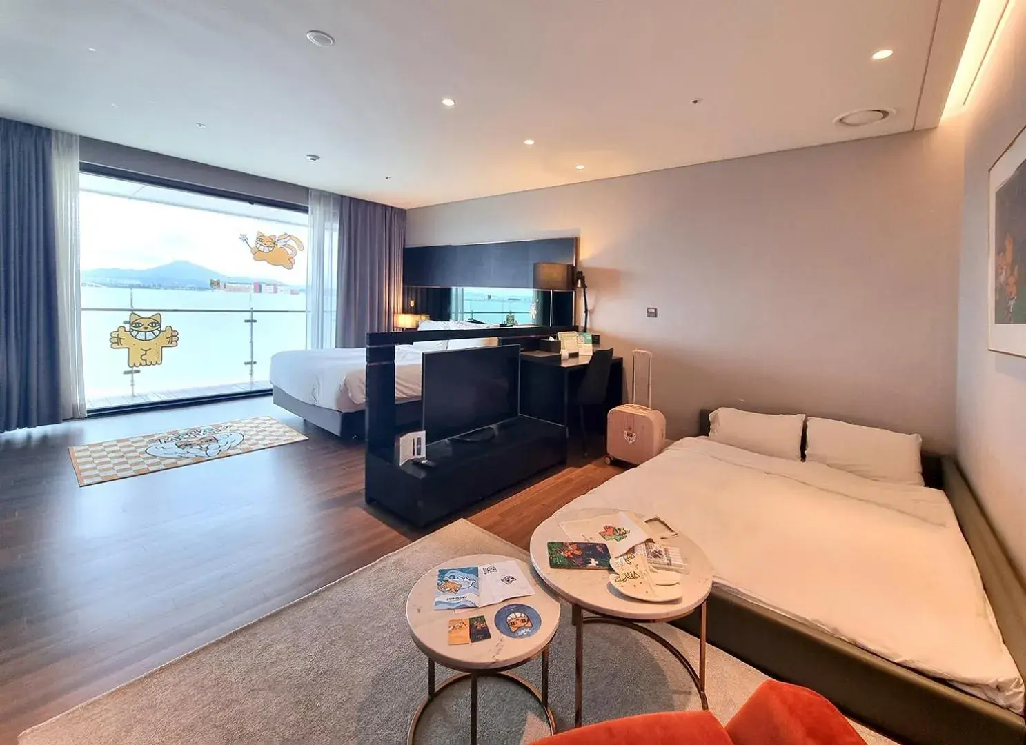 Bed in Hotel Marinabay Seoul Bed in Hotel Marinabay Seoul