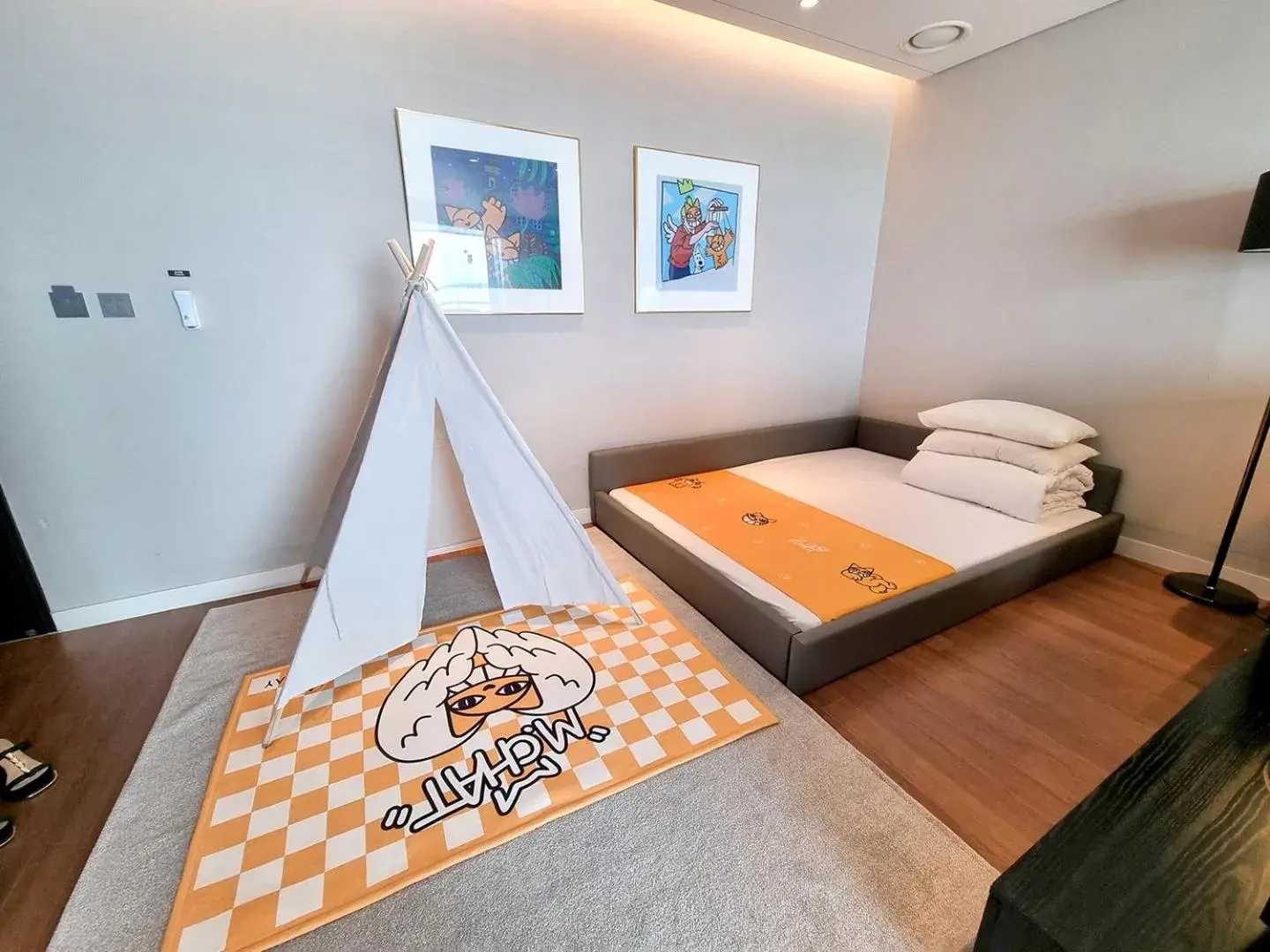 Bed in Hotel Marinabay Seoul Bed in Hotel Marinabay Seoul