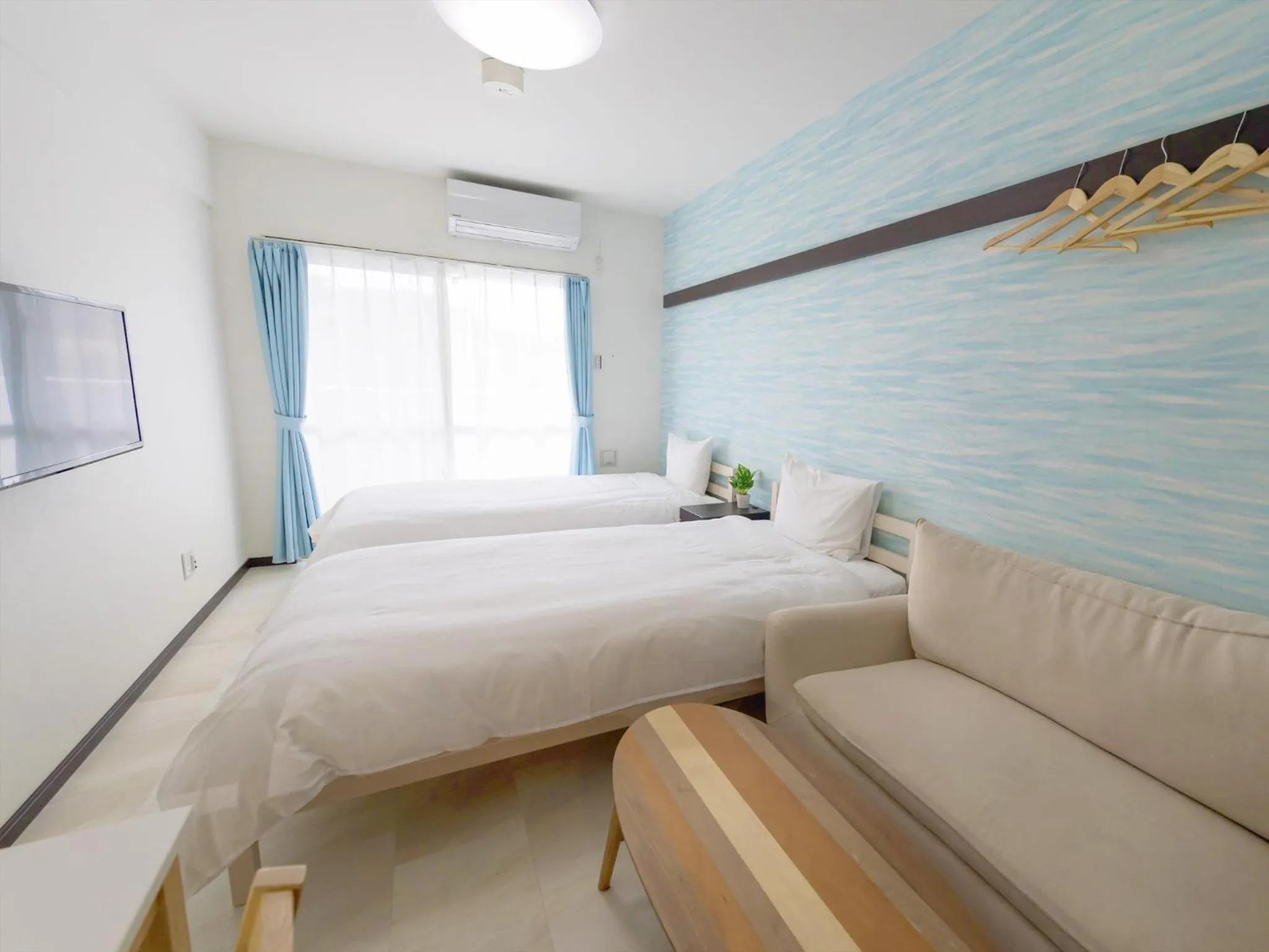 Bed in Hotel Tomas Nago