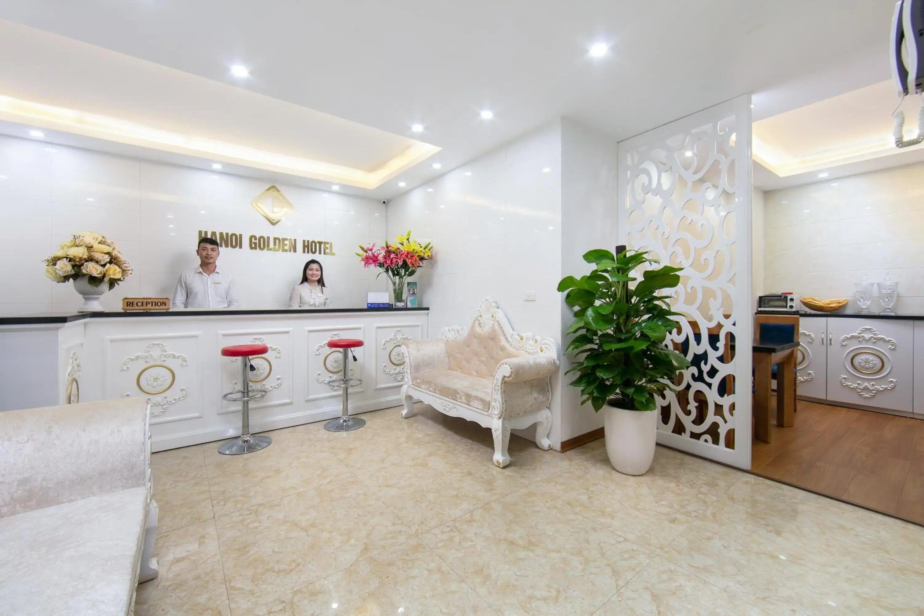 Lobby or reception in Hanoi Golden Hotel Lobby or reception in Hanoi Golden Hotel