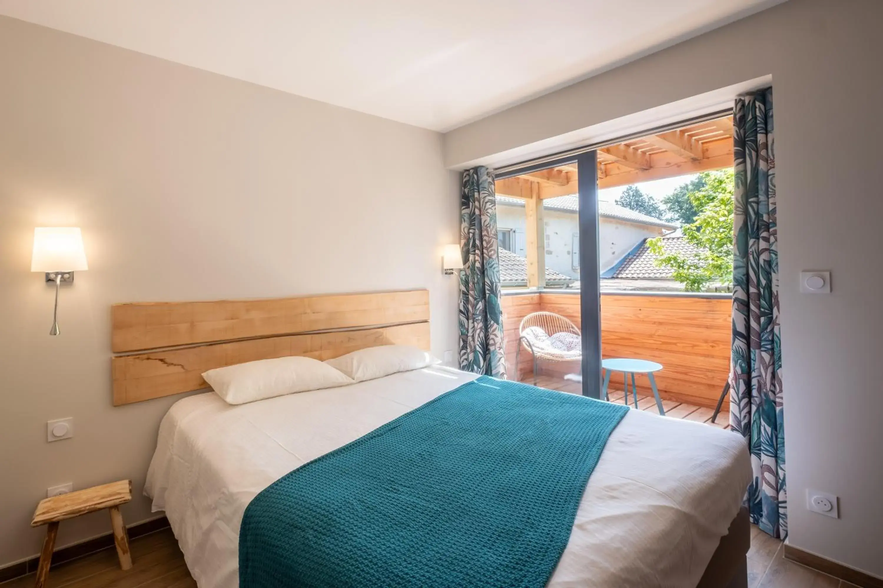 Bed in Logis Hôtel Les Vieilles Granges Bed in Logis Hôtel Les Vieilles Granges