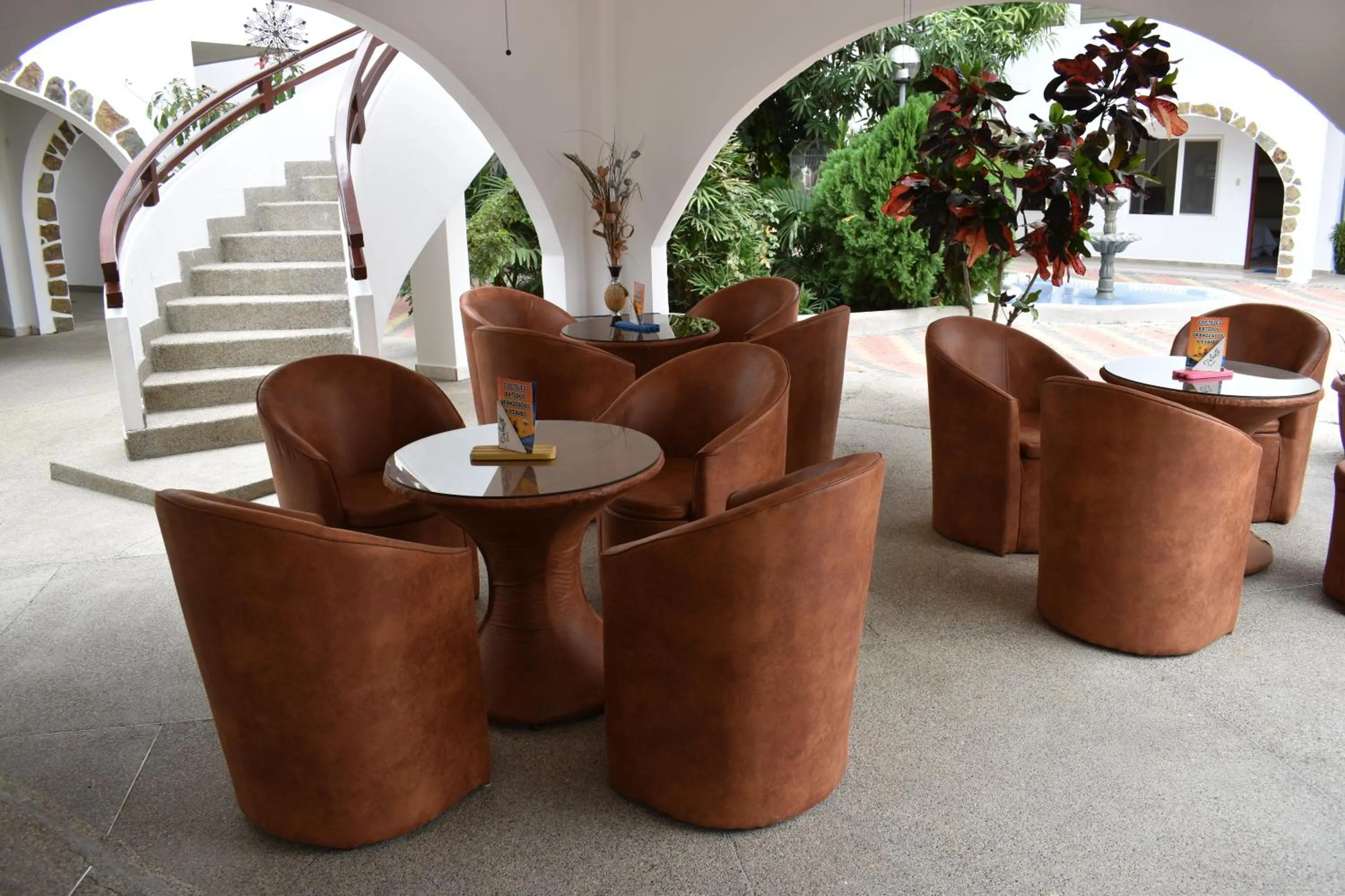 Seating area in Hosteria Palmetto