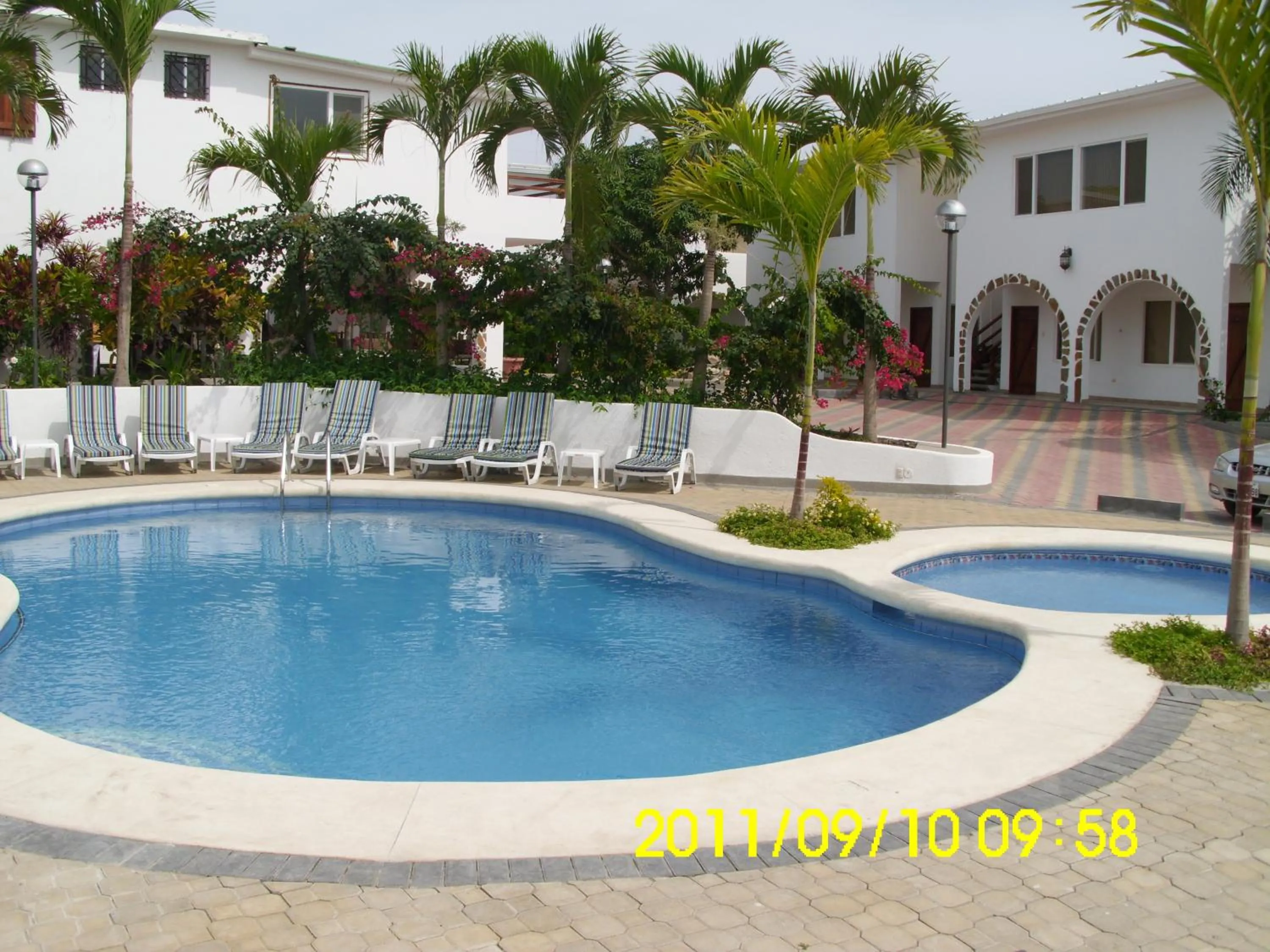 Swimming pool in Hosteria Palmetto