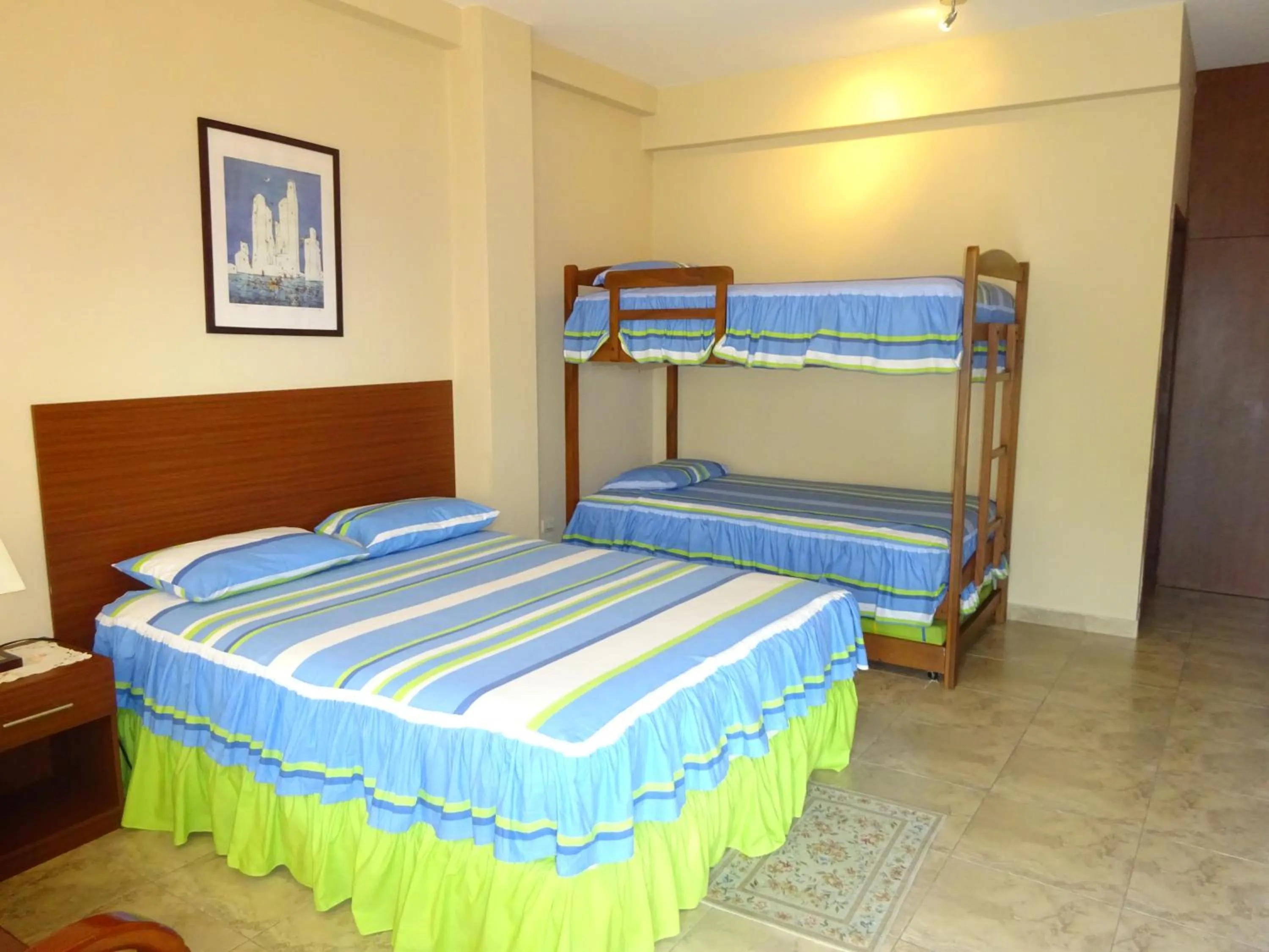 Area and facilities, Bed in Hosteria Palmetto