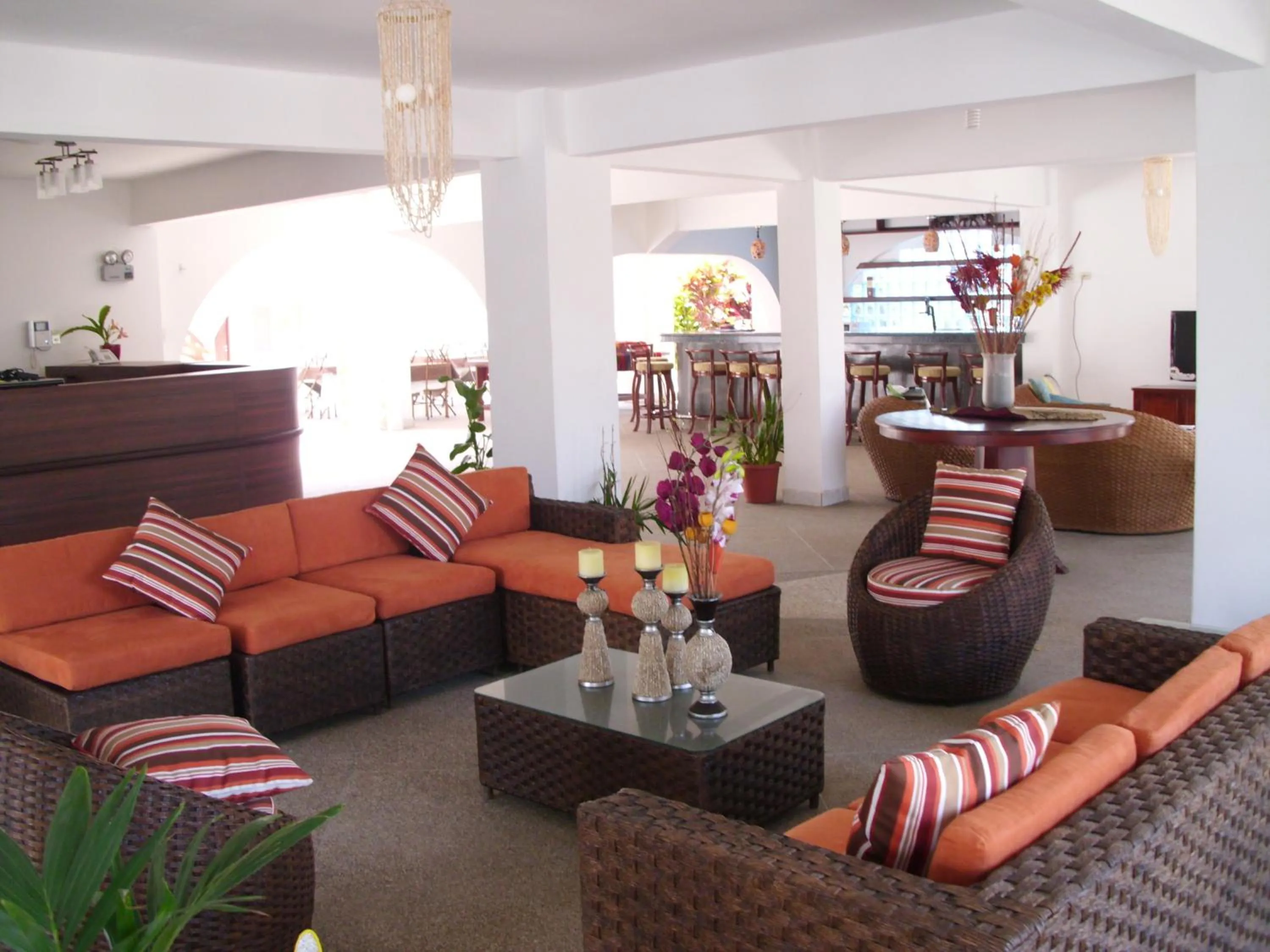 Lobby or reception in Hosteria Palmetto