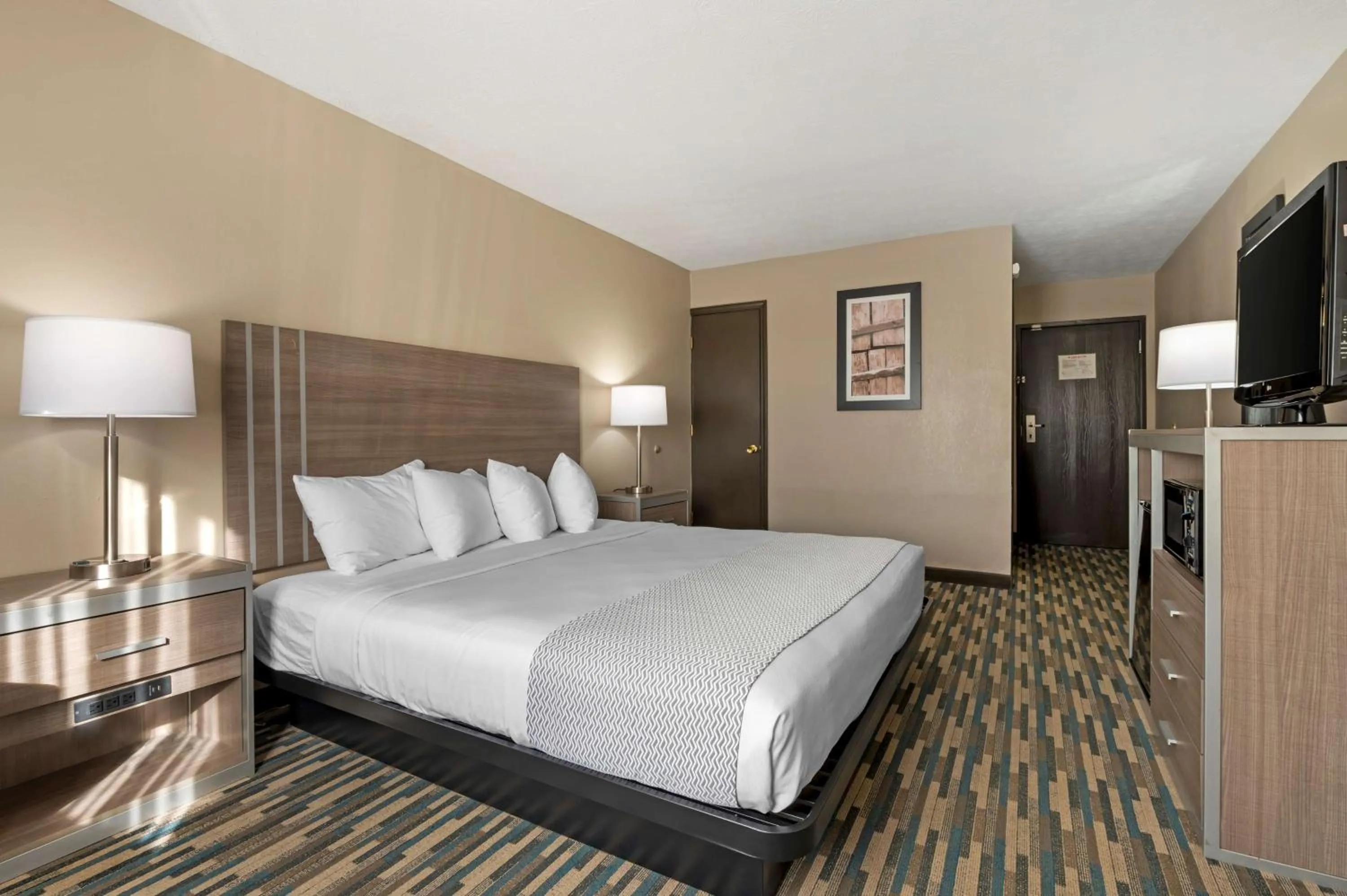 Bedroom, Bed in Best Western Edinburgh/Columbus