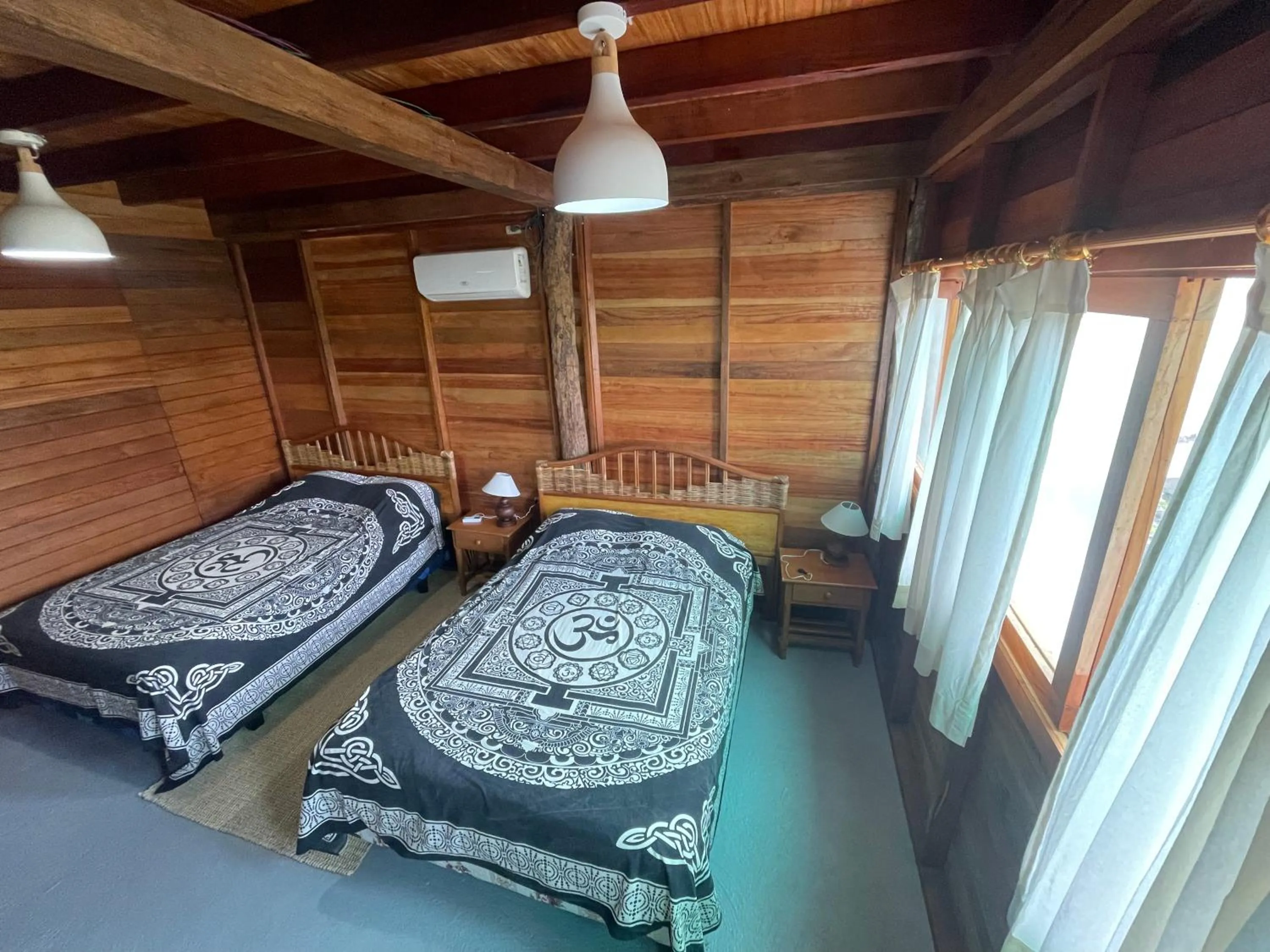 Bed in Galapagos Chalet
