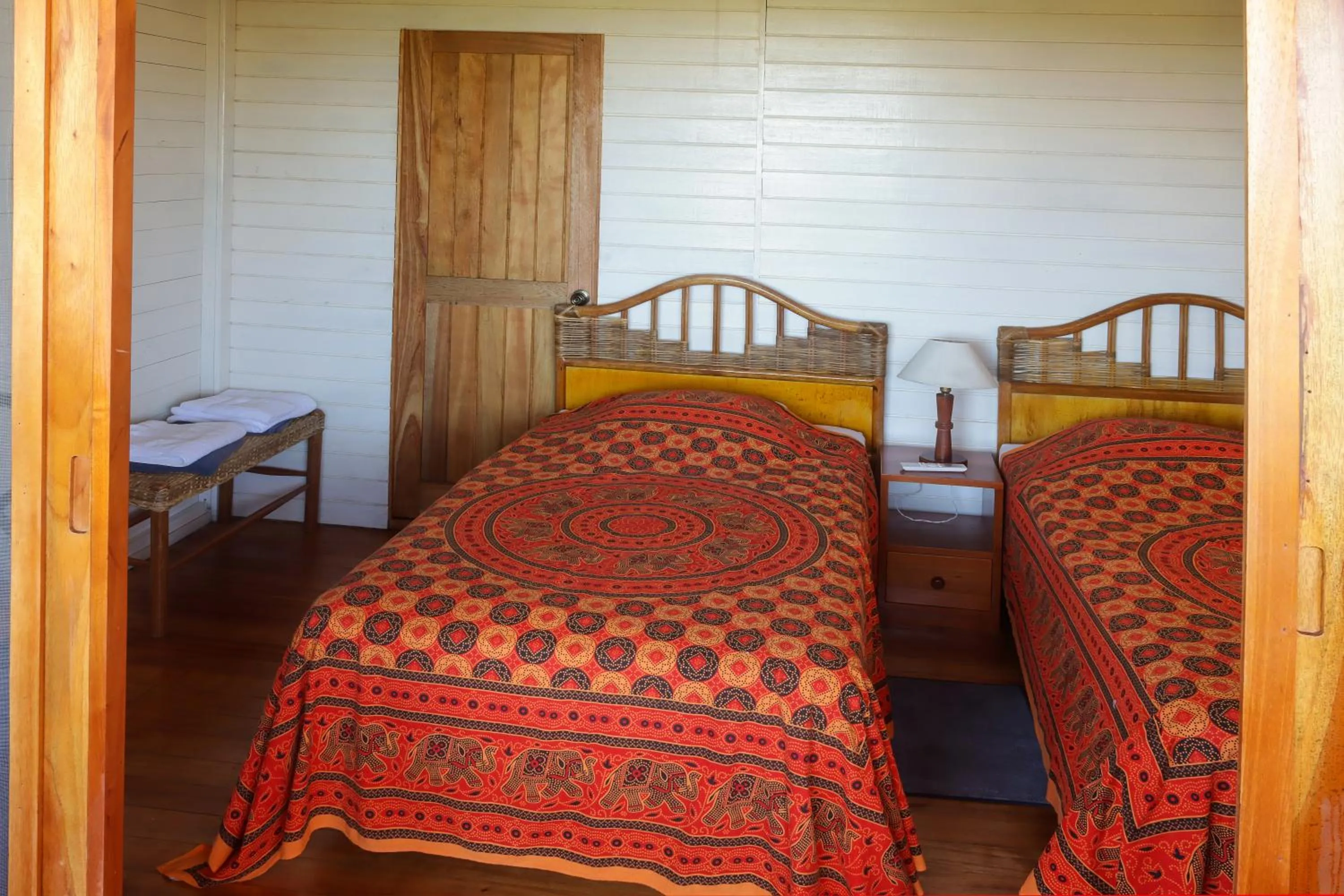 Bed in Galapagos Chalet