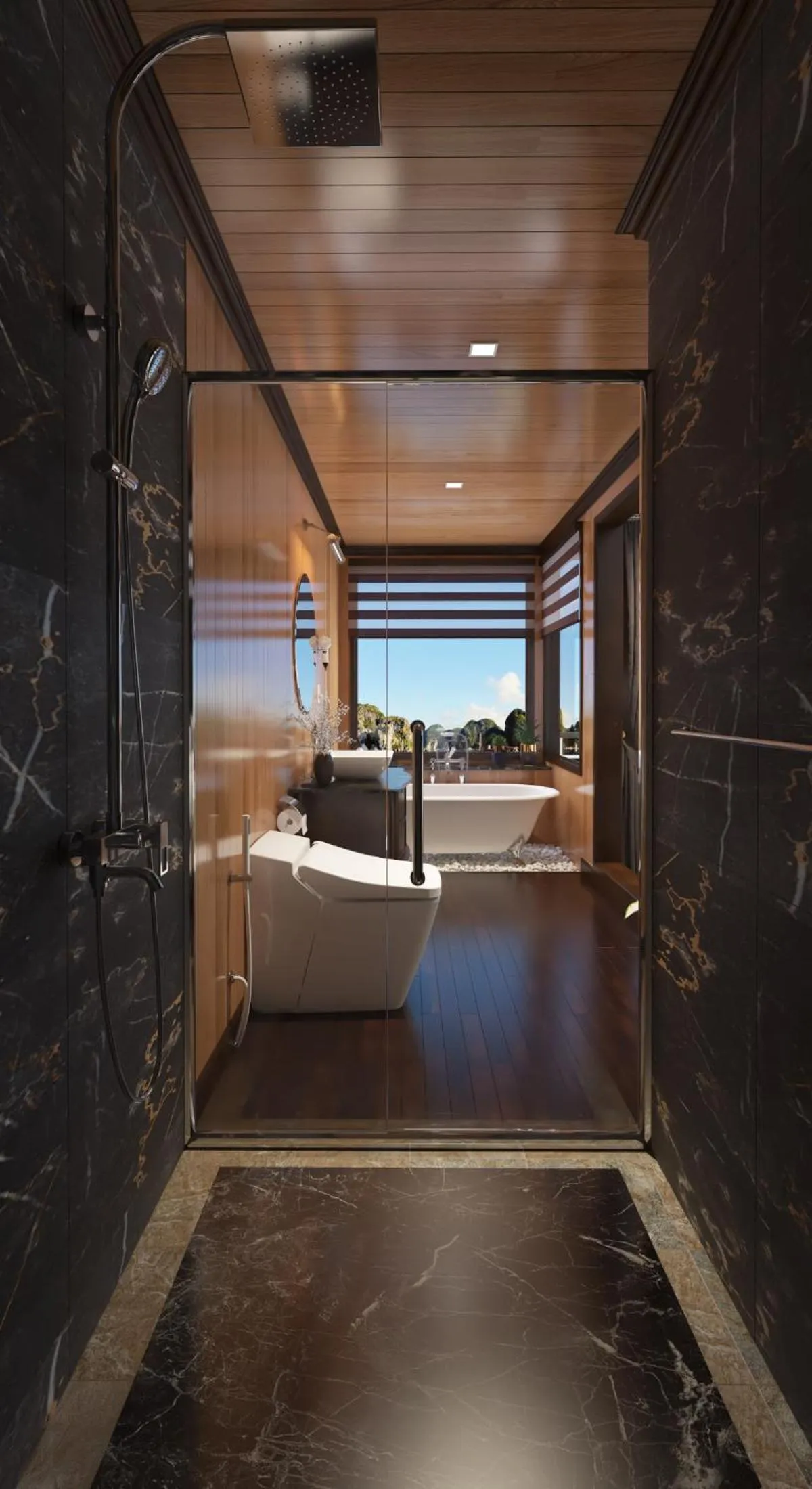 Bathroom, Bed in La Regina Legend Cruise