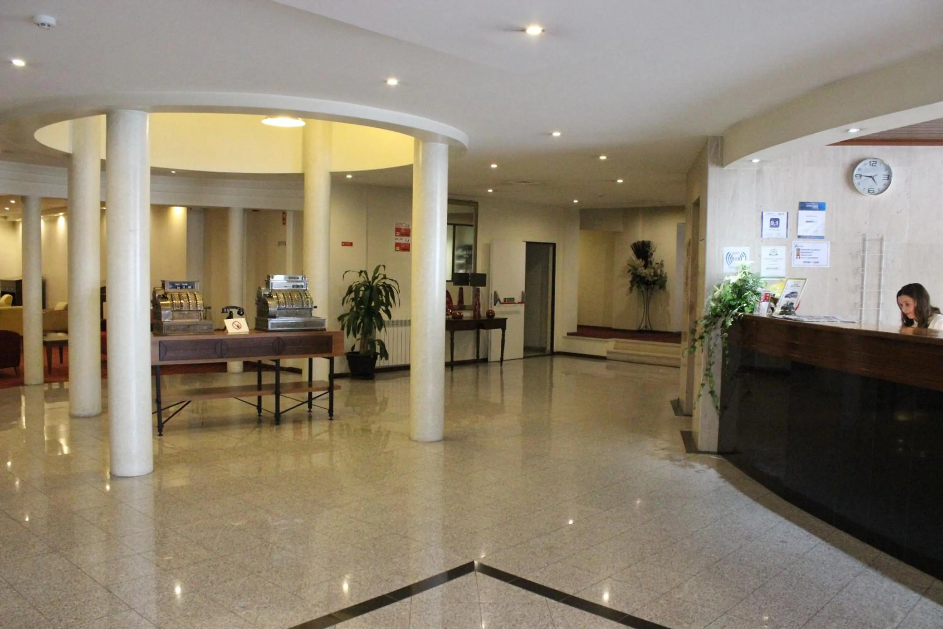 Lobby or reception in Hotel Santa Maria