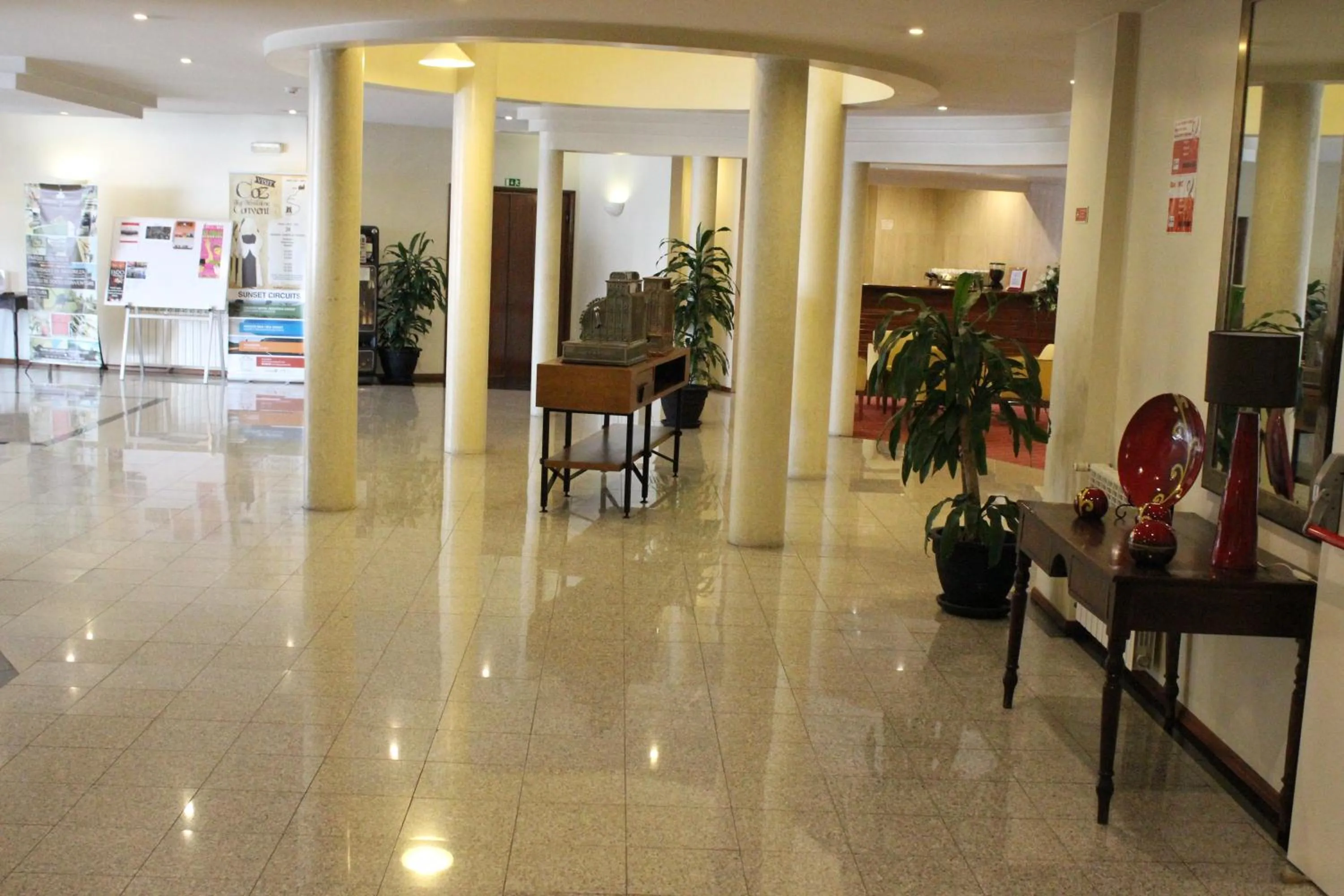 Lobby or reception in Hotel Santa Maria