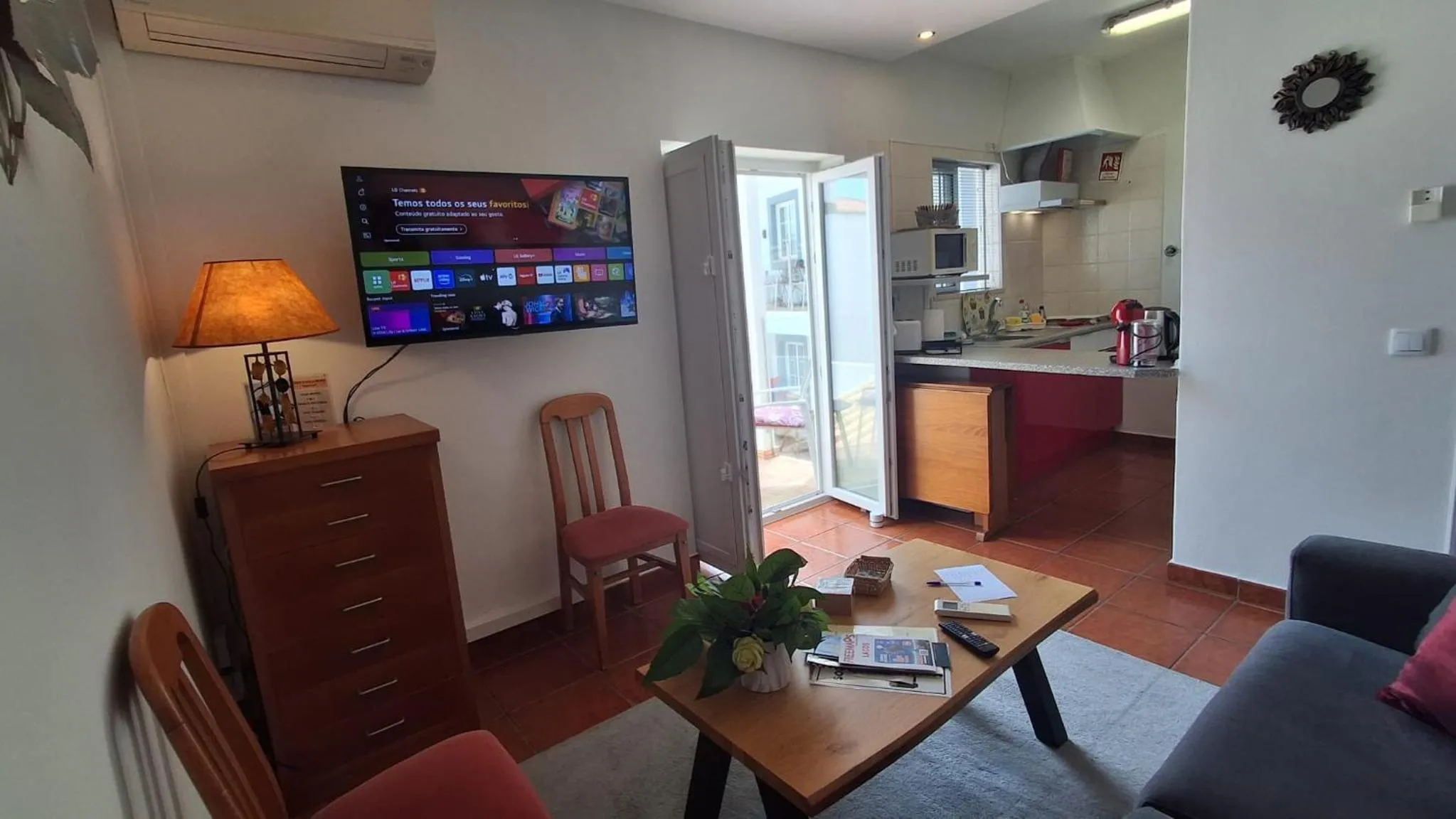 TV and multimedia in Casa Paula Apartments