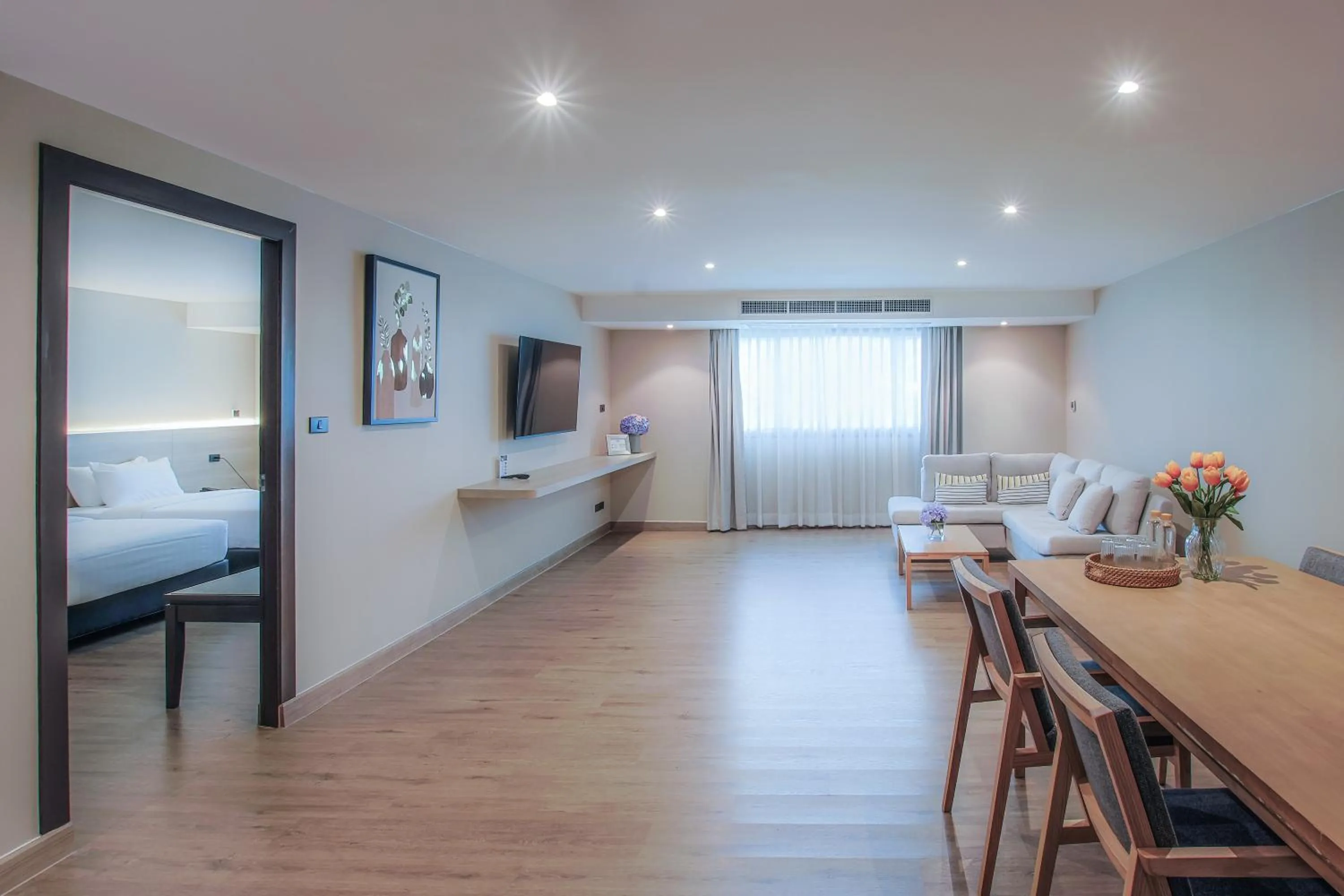 Bed in Alpine Golf Resort Chiang Mai