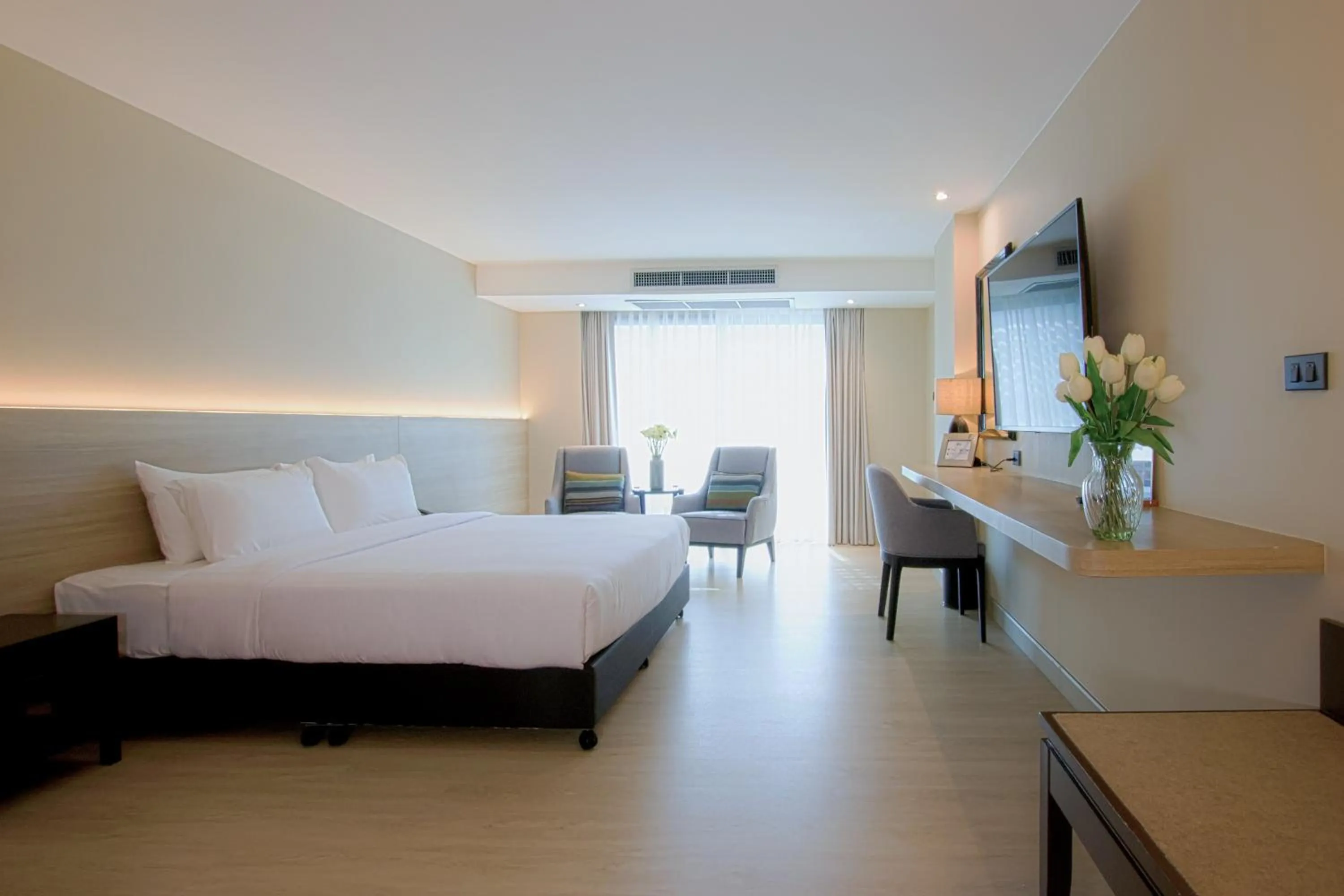 Bed in Alpine Golf Resort Chiang Mai