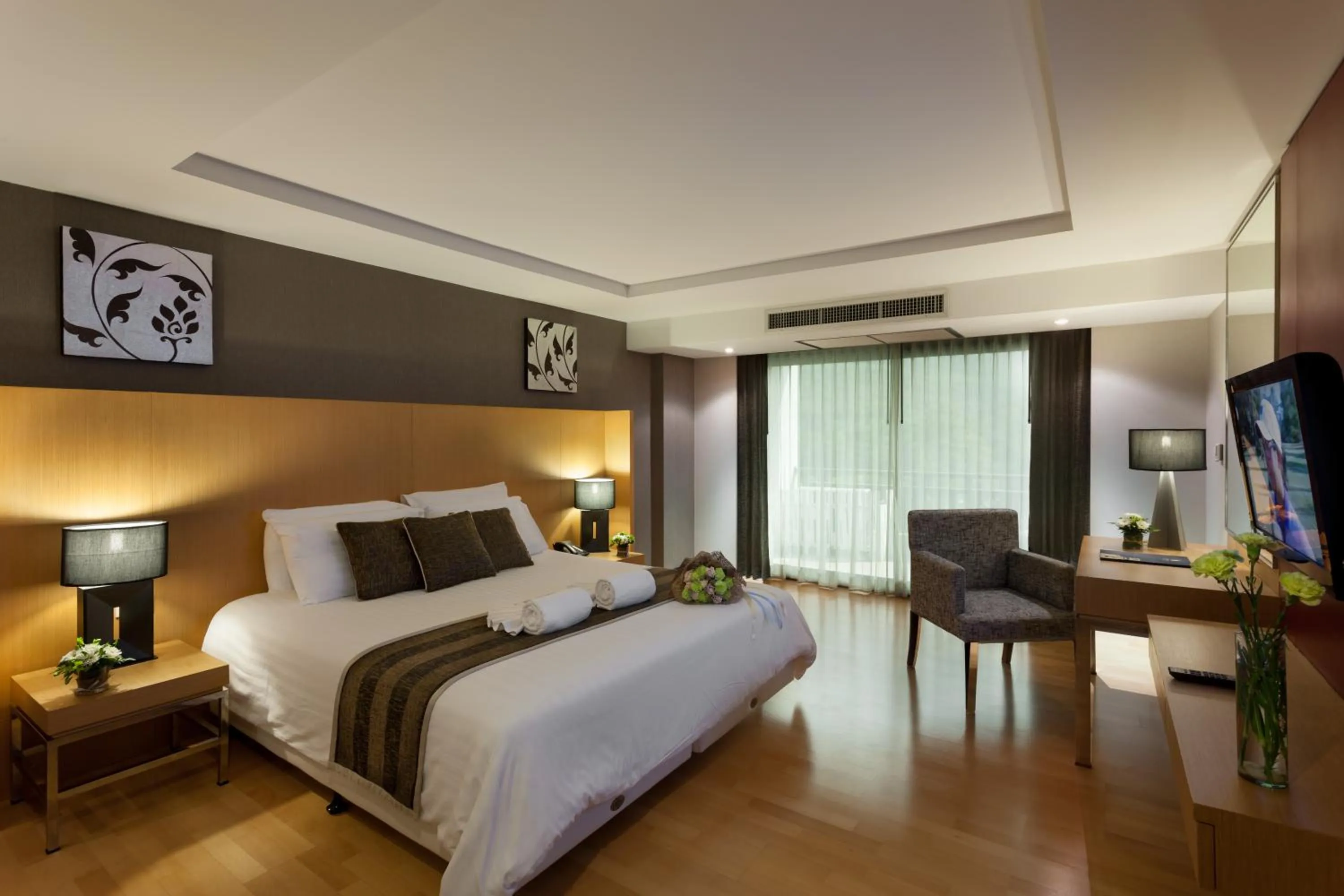 Photo of the whole room in Alpine Golf Resort Chiang Mai