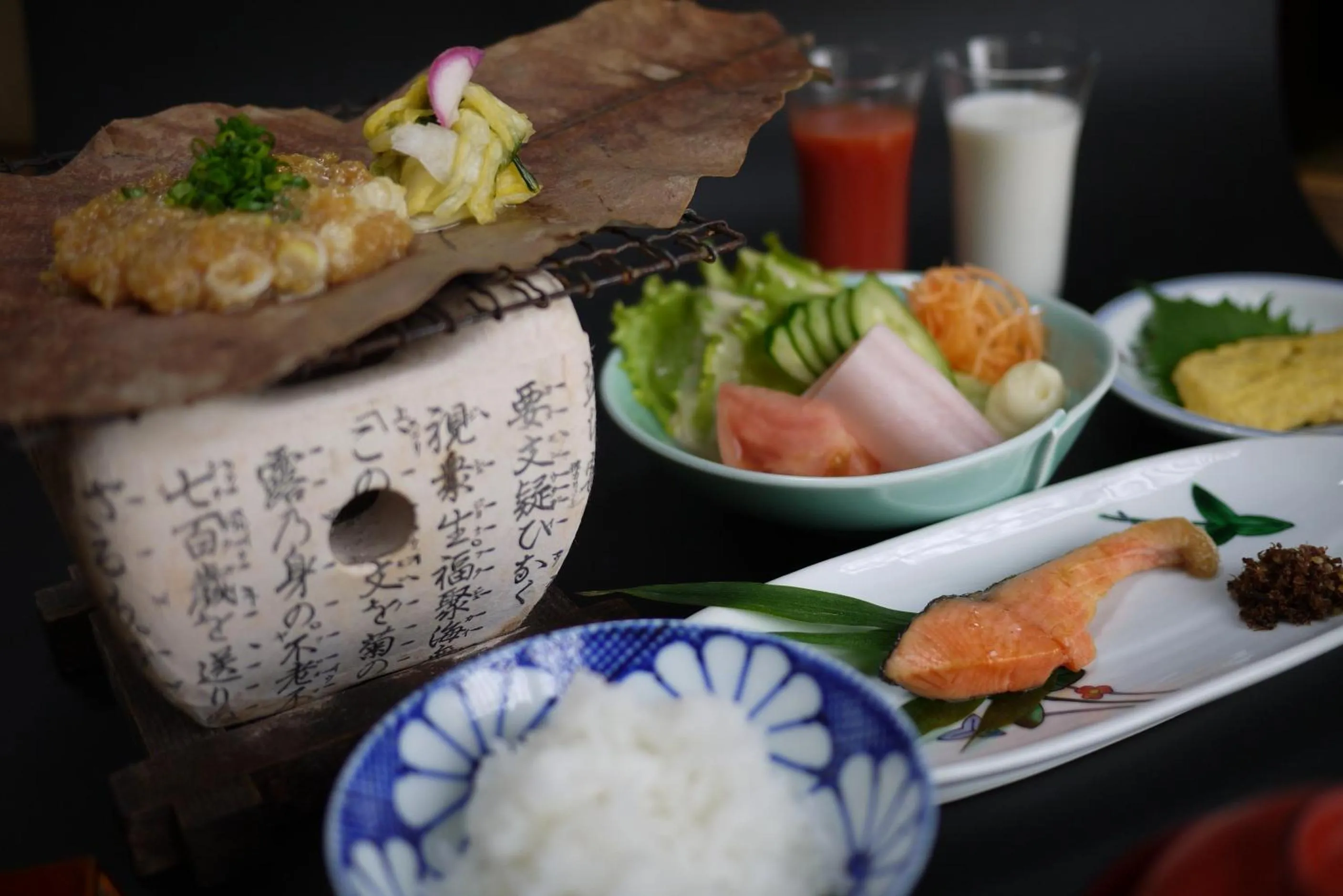 Food close-up in Ryokan Kaminaka