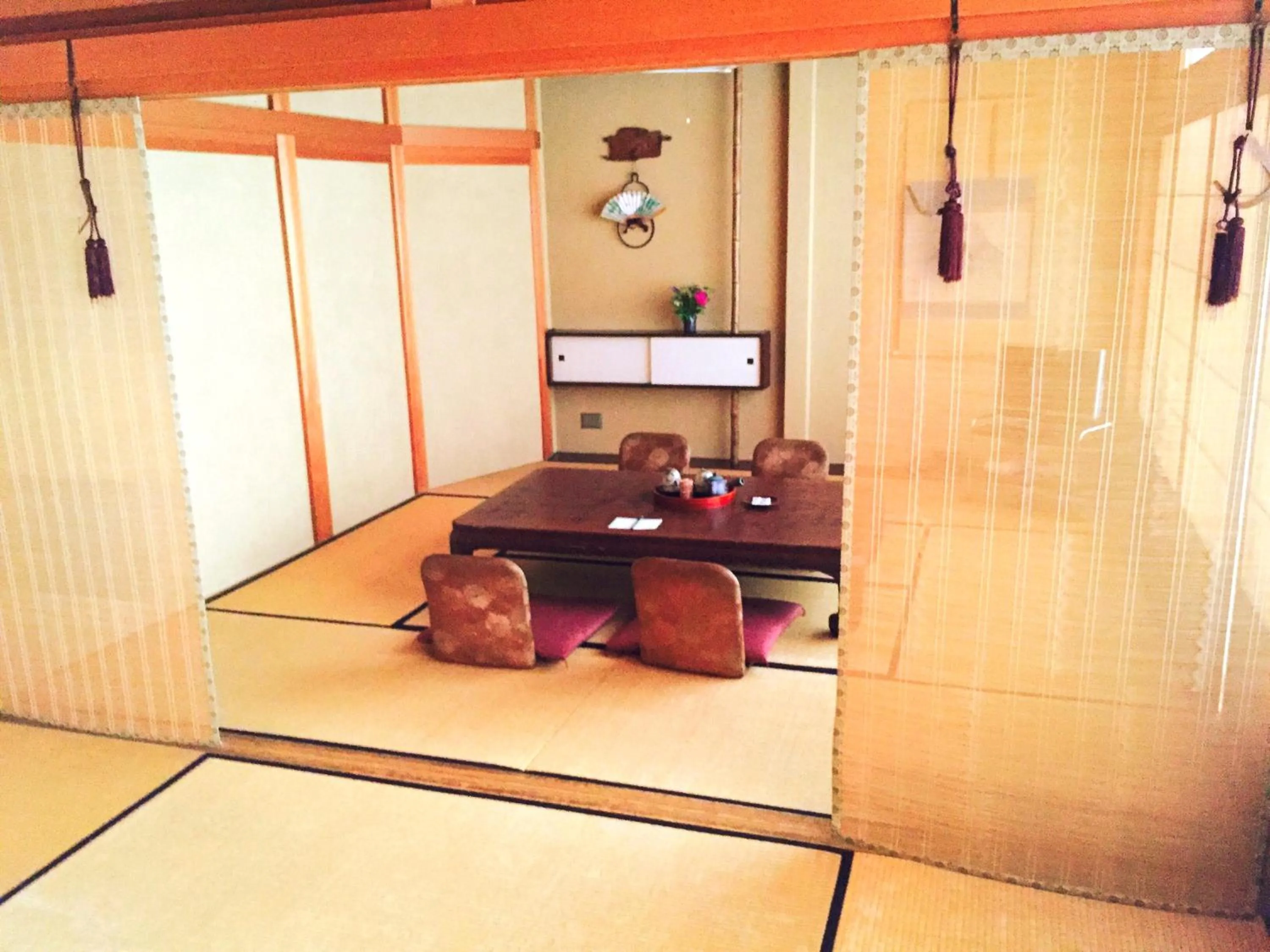 Dining area in Ryokan Kaminaka