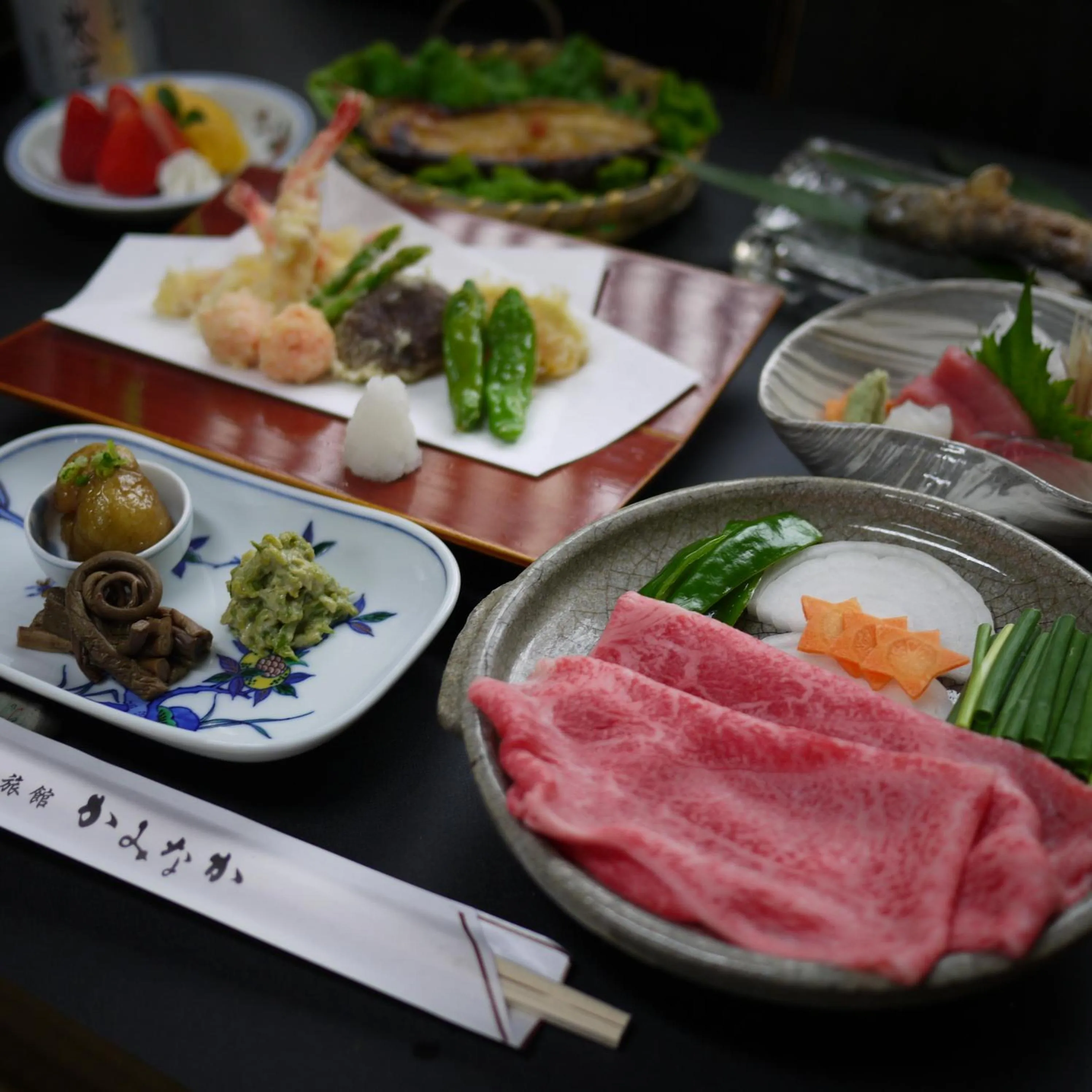 Dinner in Ryokan Kaminaka