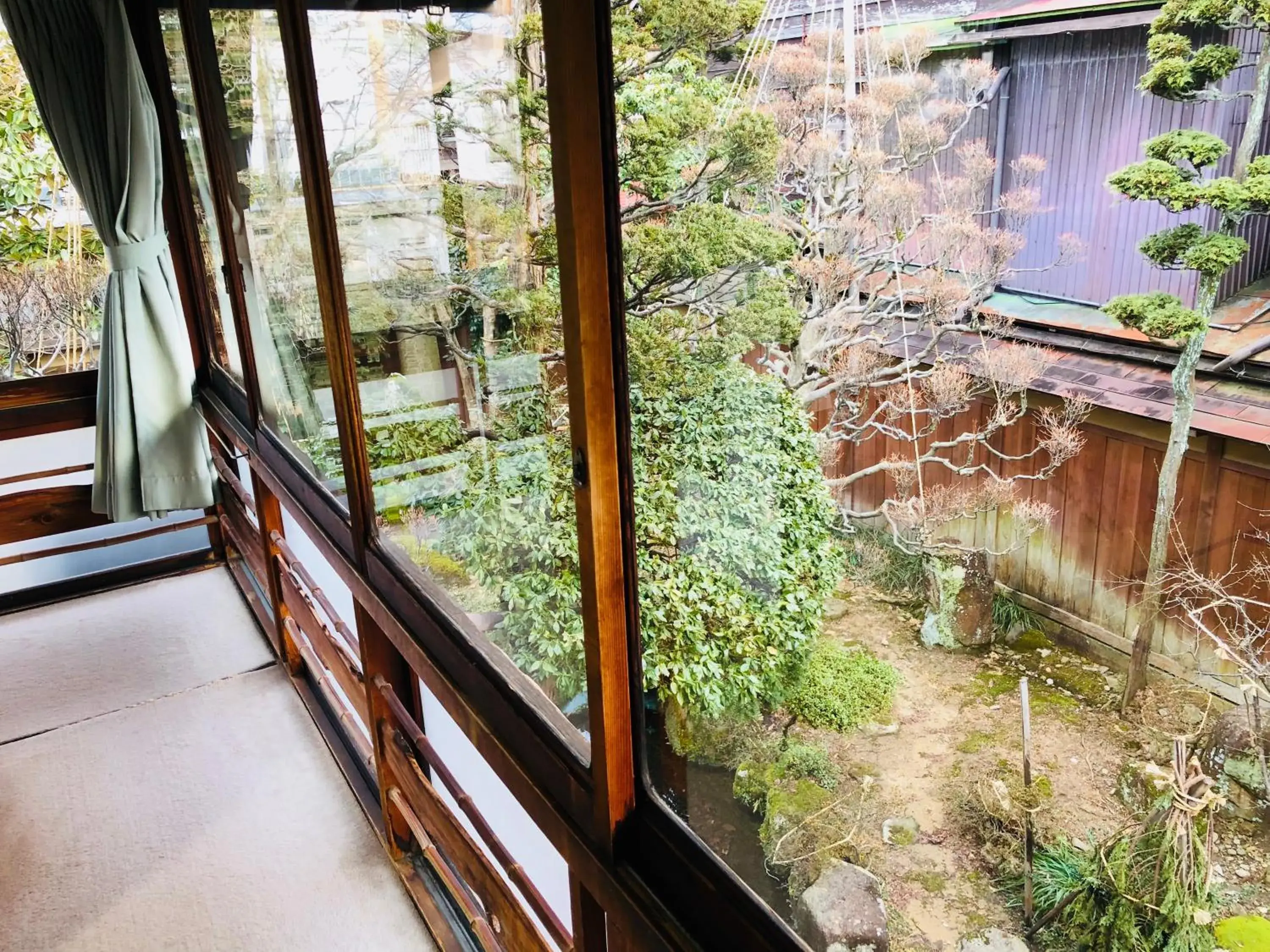 Garden view in Ryokan Kaminaka Garden view in Ryokan Kaminaka